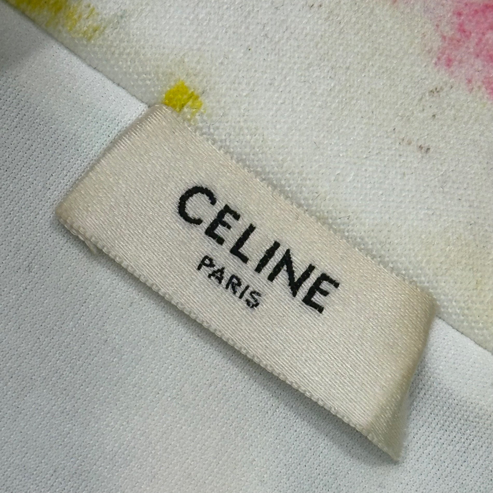 CELINE(セリーヌ) 22SS  Tie-Dye Paint Print Poly Track Jacket  タイダイ ペンキプリント  ポリ トラック ジャケット 2Y671383Q S マルチカラー エディスリマン Hedi Slimane COSMIC CRUISER