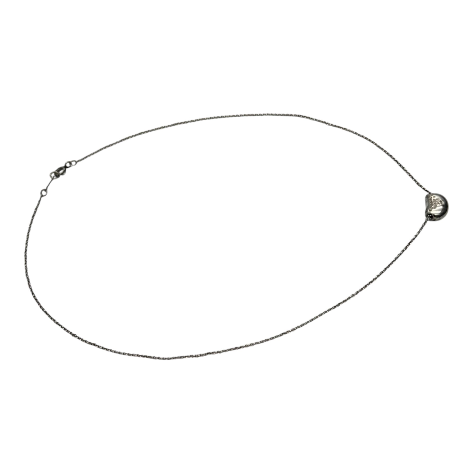 TIFFANY & CO.(ティファニー) Elsa Peretti Beans Top Necklace エルサ ペレッティ ビーンズ トップ ネックレス シルバー
