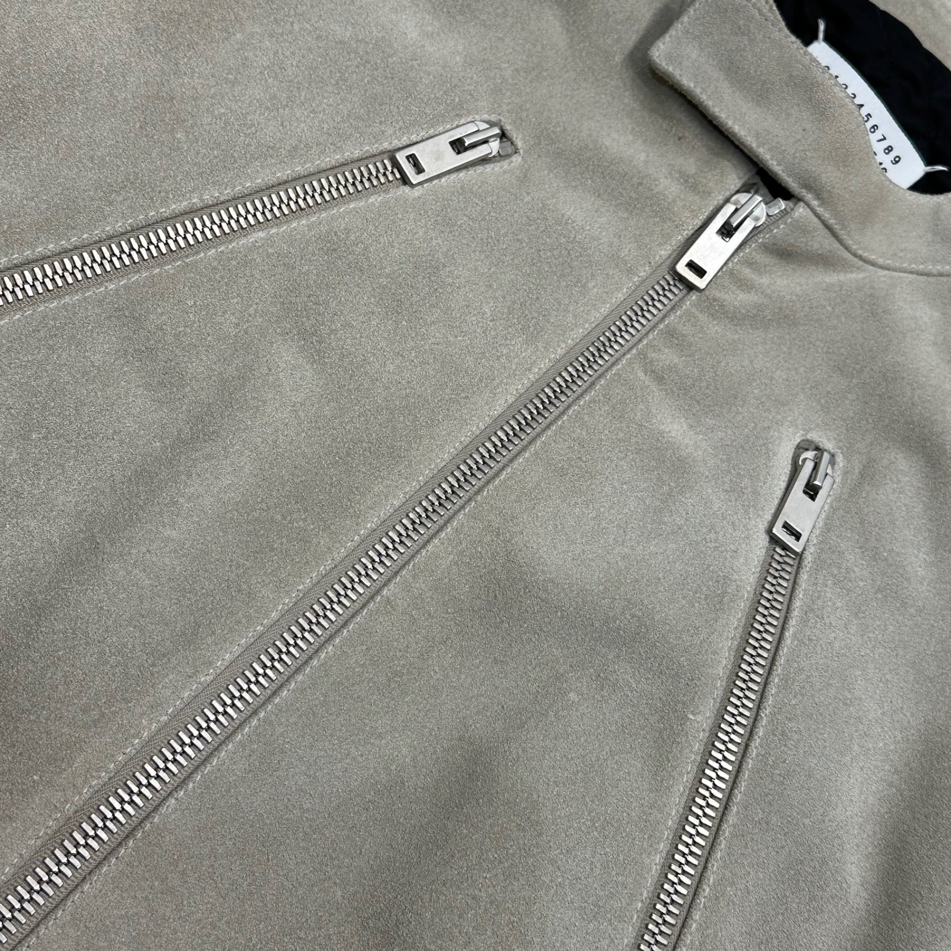 MAISON MARGIELA(メゾンマルジェラ) 16SS 5 ZIP RIDERS JACKET - SUEDE MAISON MARGIELA(メゾンマルジェラ) 16SS 5 ZIP RIDERS JACKET - SUEDE