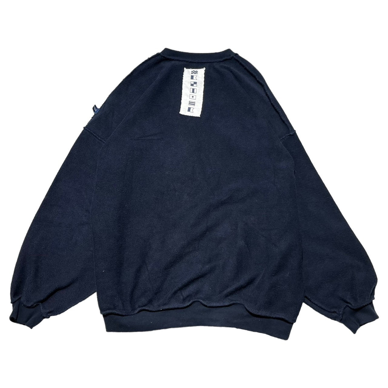 NAUTICA×FREAK'S STORE(ノーティカ×フリークスストア) reversible sweatshirt リバーシブル スウェット  FREE(L~XL程度) ネイビー