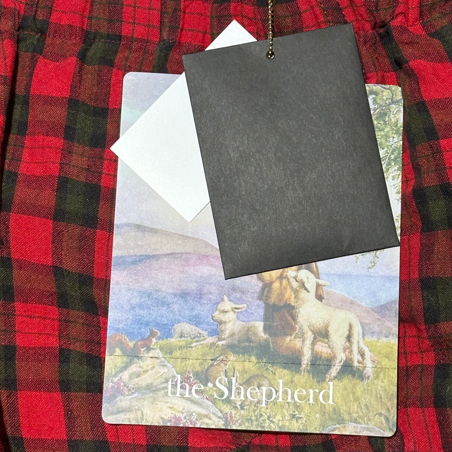 the Shepherd UNDERCOVER(ザ シェパード アンダーカバー) 25SS Check Linen Easy Pants チェック リネン イージー パンツ US1E9503 2(S程度) レッド 参考定価57,200円(税込)