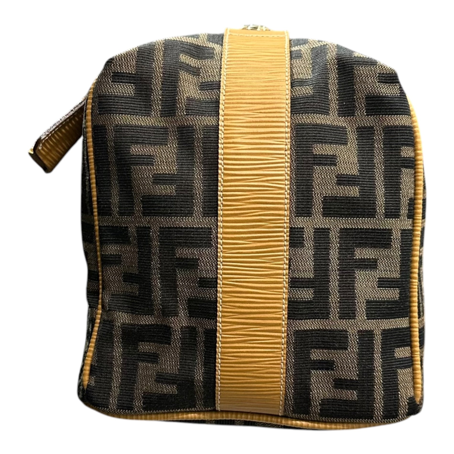 FENDI(フェンディ) Zucca Pattern Vanity Bag ズッカ柄 バニティ バッグ ブラウン OLD ハンド