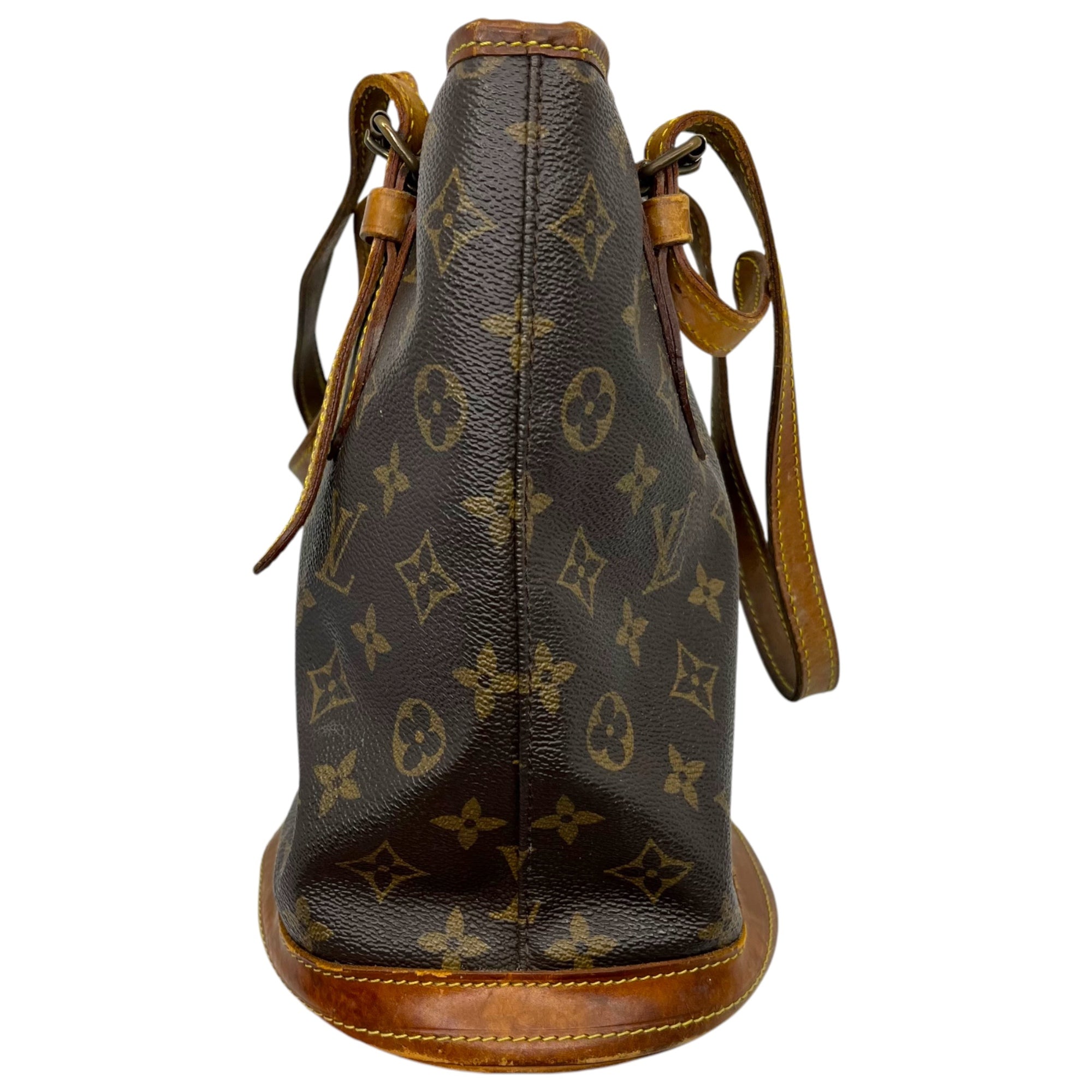 LOUIS VUITTON(ルイヴィトン) 80’s monogram bucket PM モノグラム バケット PM M42238 ブラウン 864VI 80年代 86年4月製造 ヴィンテージ ハンド バッグ