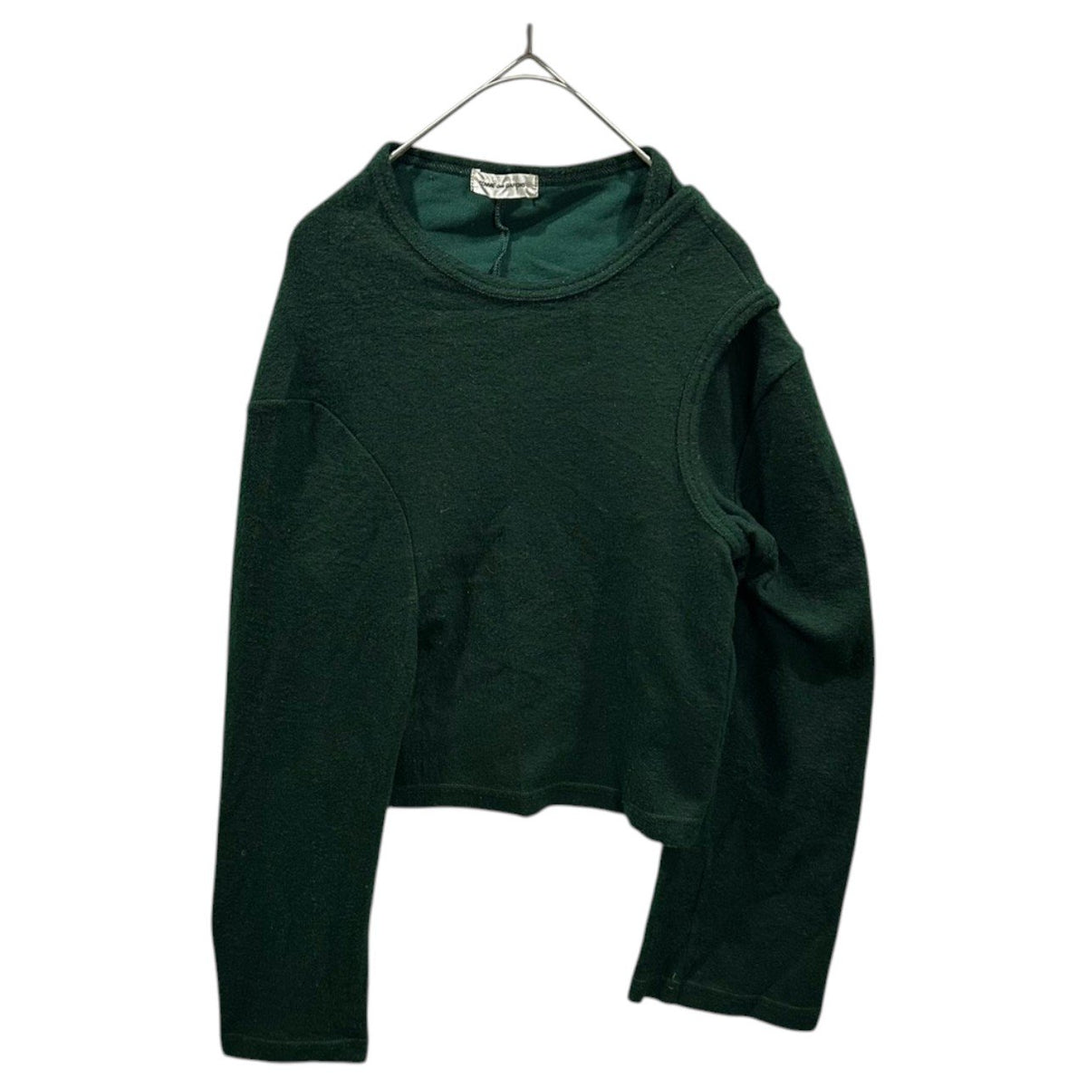 COMME des GARCONS(コムデギャルソン) 1996AW Short-Length Layered Cut-And-Sew ショート レングス 「 重ね 」 カットソー GT-040230 FREE グリーン AD1996 90s アーカイブ