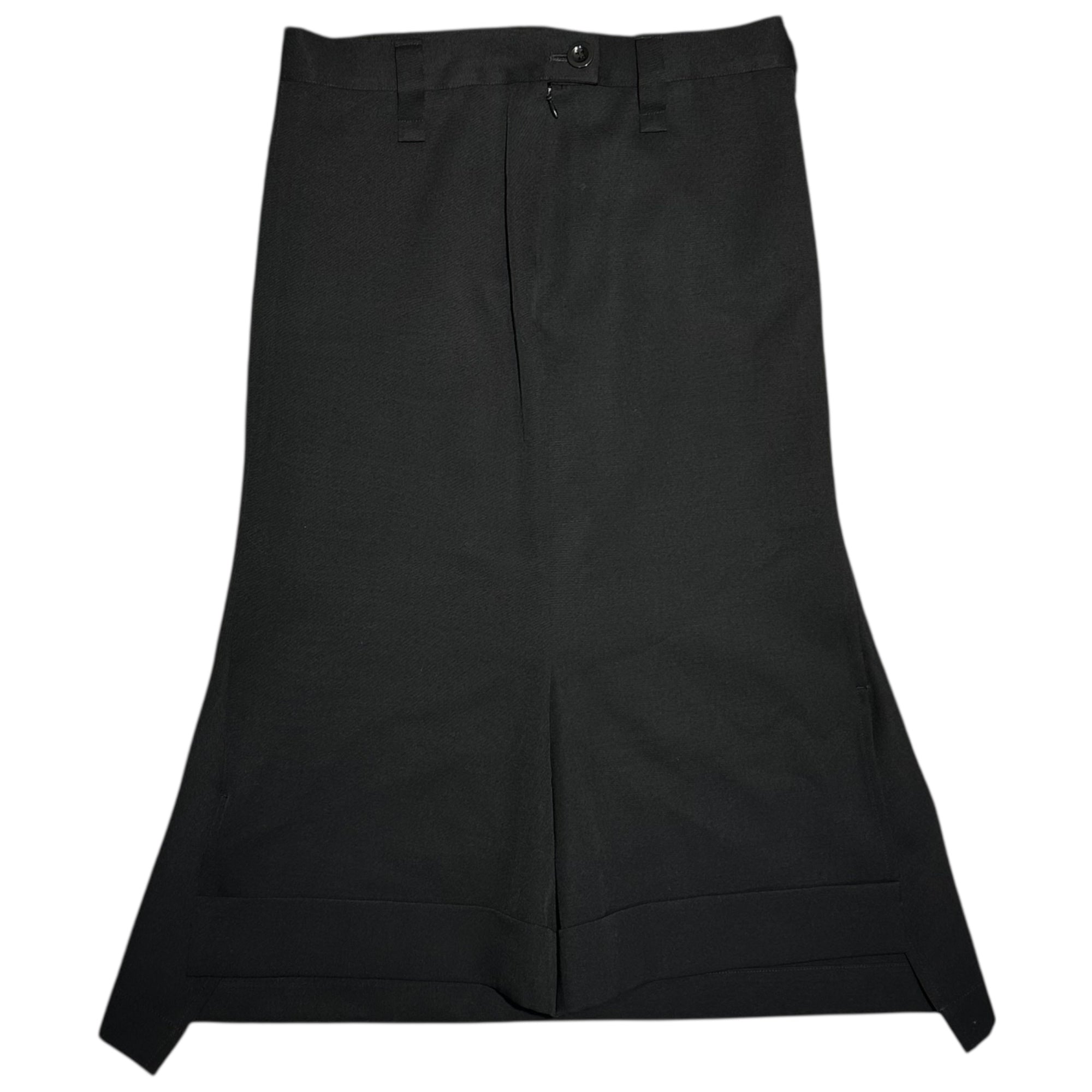 Y's(ワイズ) Dummy Pants Wool Skirt ダミー パンツ ウール スカート YL-S19-141 2(S～M程度) ブラック