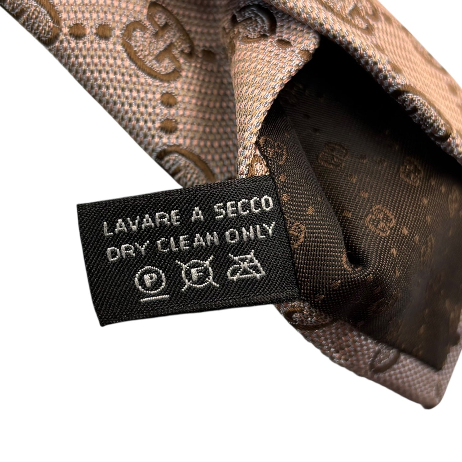 GUCCI(グッチ) GG Silk Tie GG シルク ネクタイ ピンク