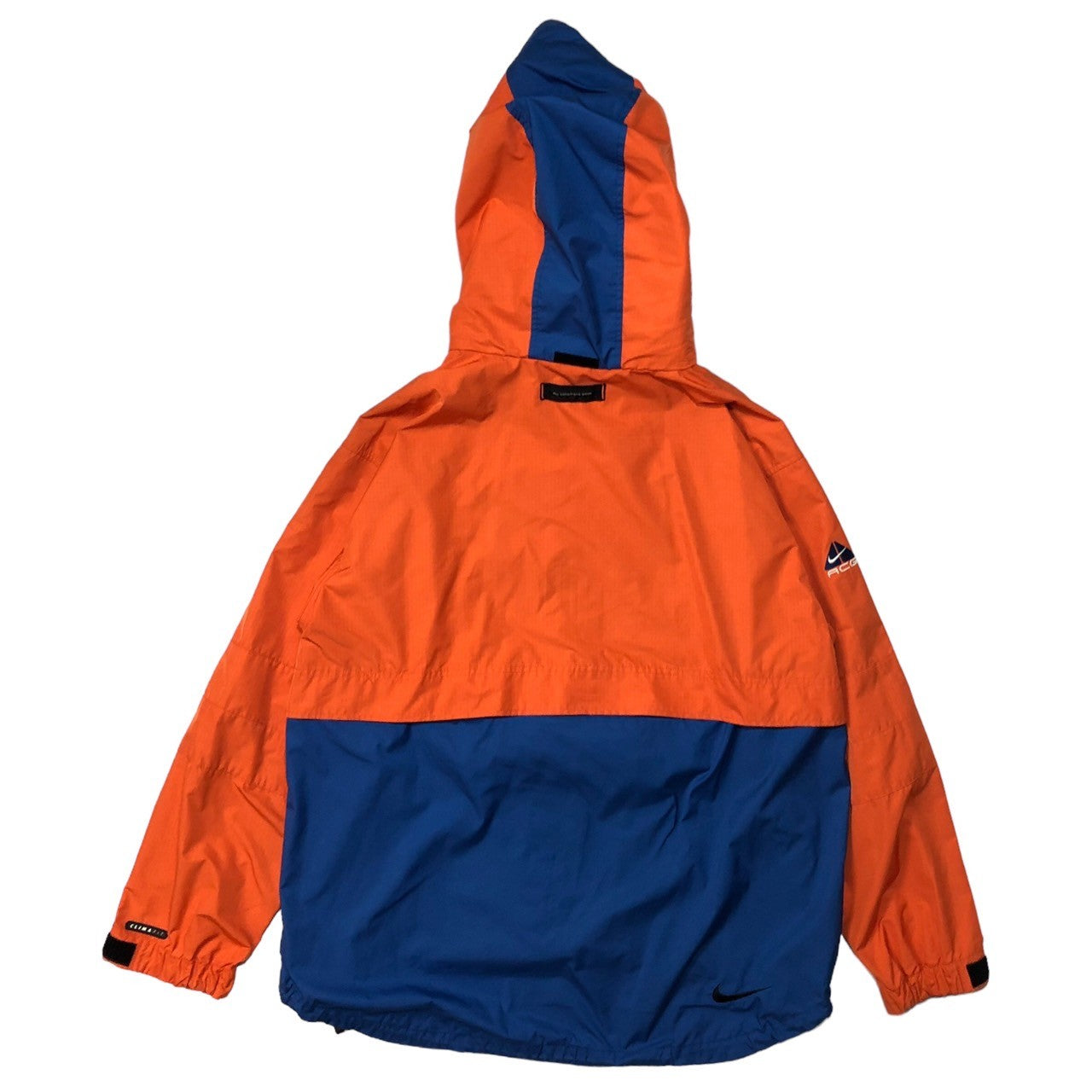 NIKE ACG(ナイキエーシージー) 90's gimmick tech jacket ギミック テック ジャケット マウンテンパーカー ナイロン  F7-NAC XL オレンジ×ブルー 90年代