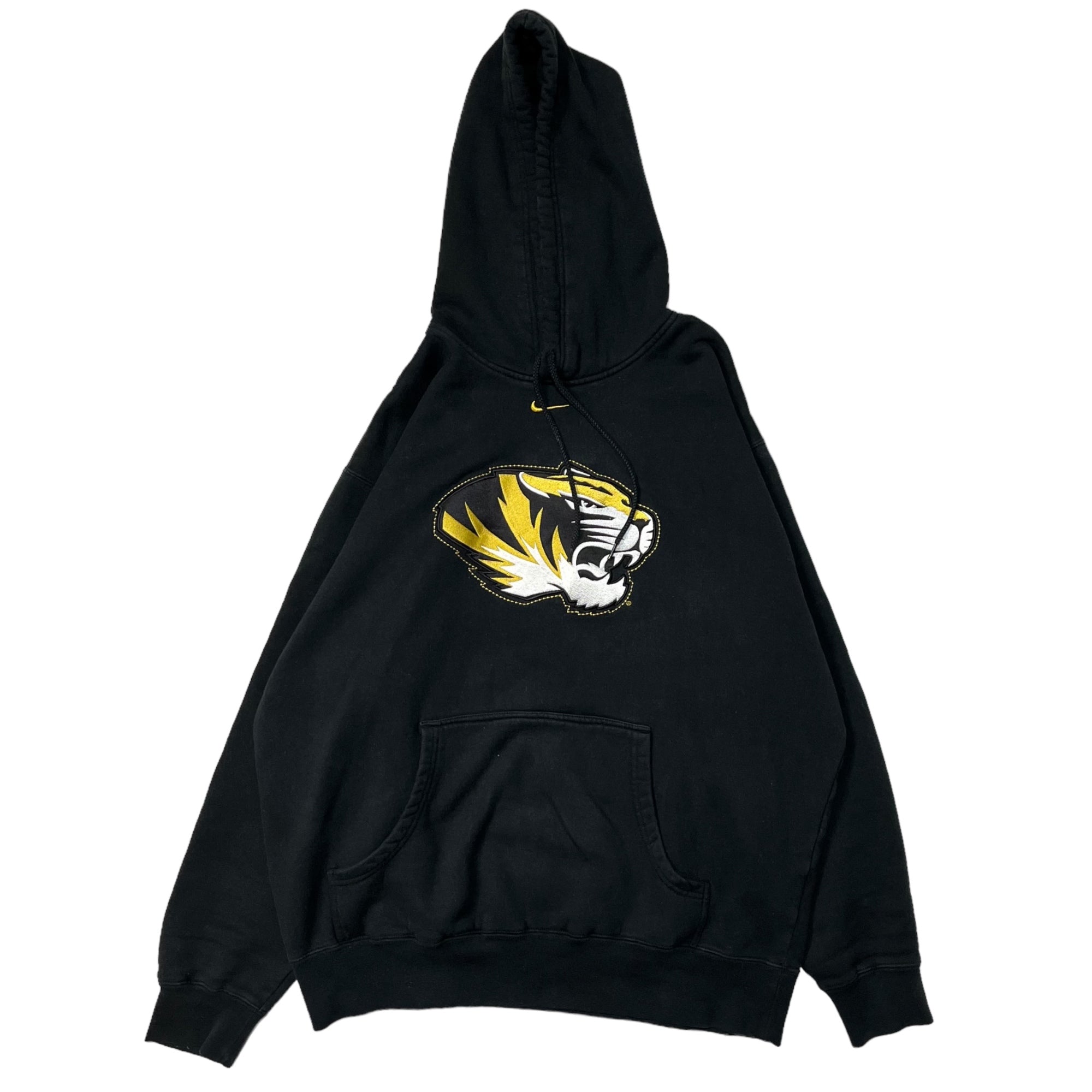 NIKE(ナイキ) 00's tiger embroidery pullover hoodie L ブラック×イエロー