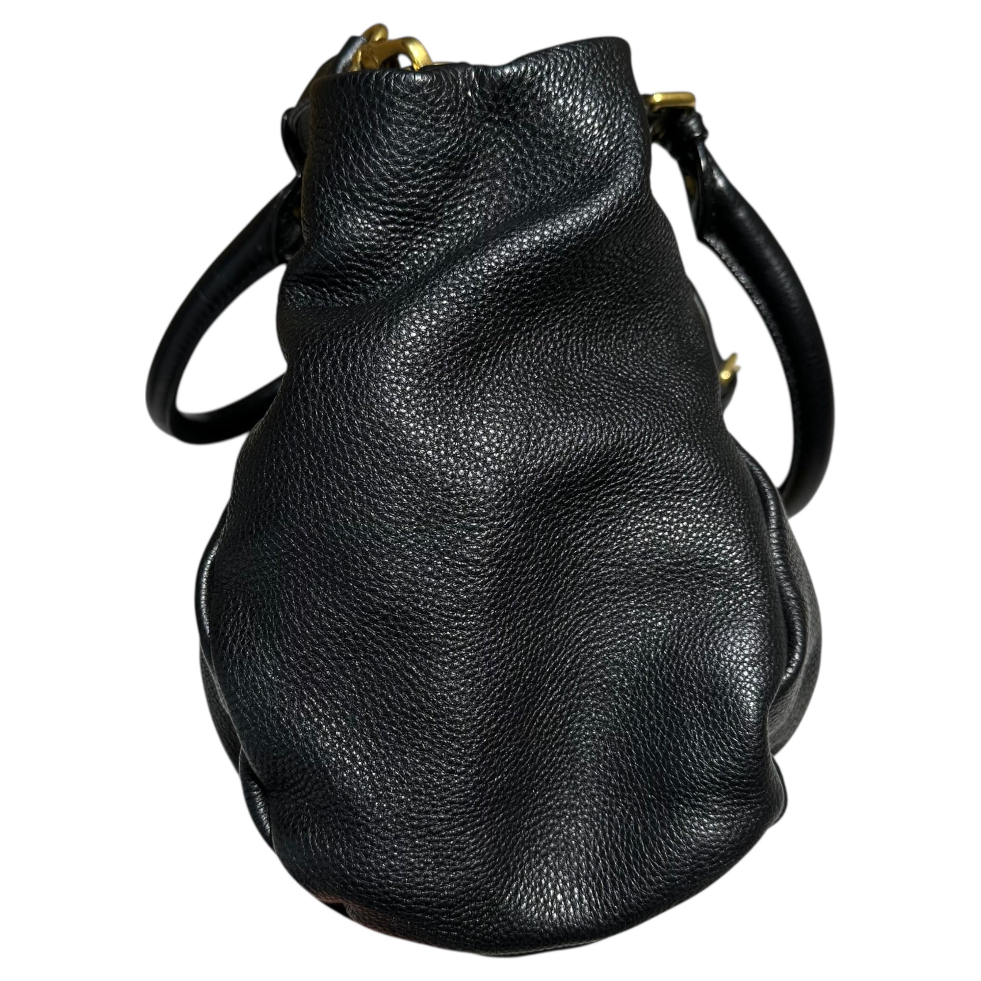 MARC by MARC JACOBS(マークバイマークジェイコブス) 2-Way Leather Shoulder Bag 2ウェイ レザー ショルダー バッグ ブラック