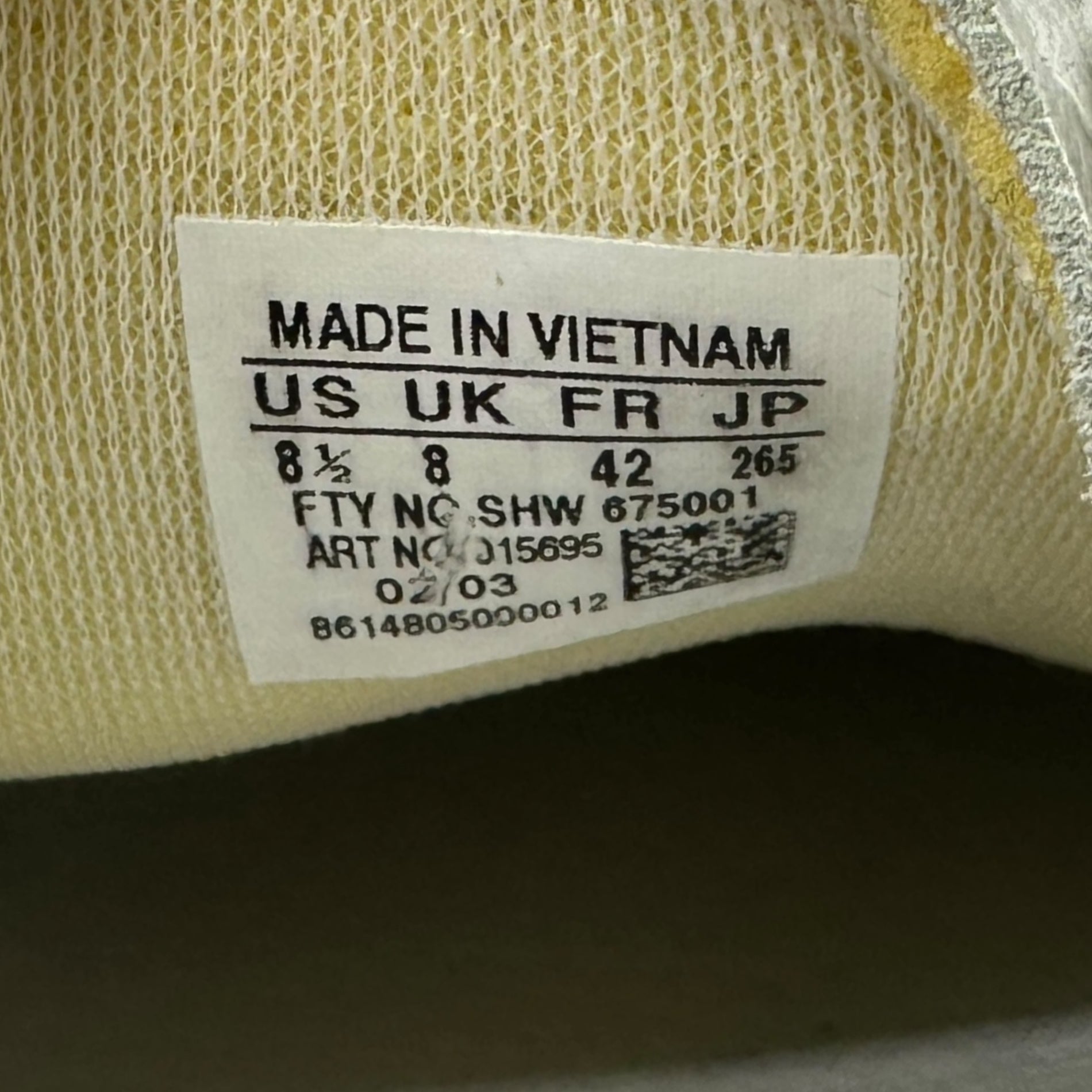 adidas(アディダス) 2003 ITALIA イタリア ローカット スニーカー 015695 26.5cm ホワイト×レッド 2003年製 ヴィンテージ