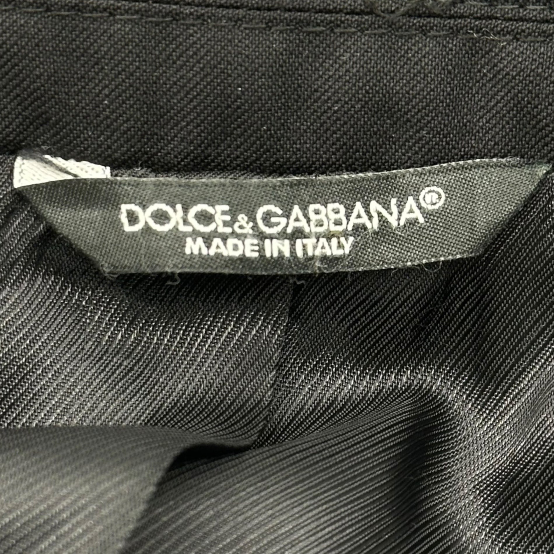 DOLCE&GABBANA(ドルチェ&ガッバーナドルガバ) Nanola Wool Set-Up Jacket ナノーラペル ウール セットアップ ジャケット 44(XS程度) ブラック