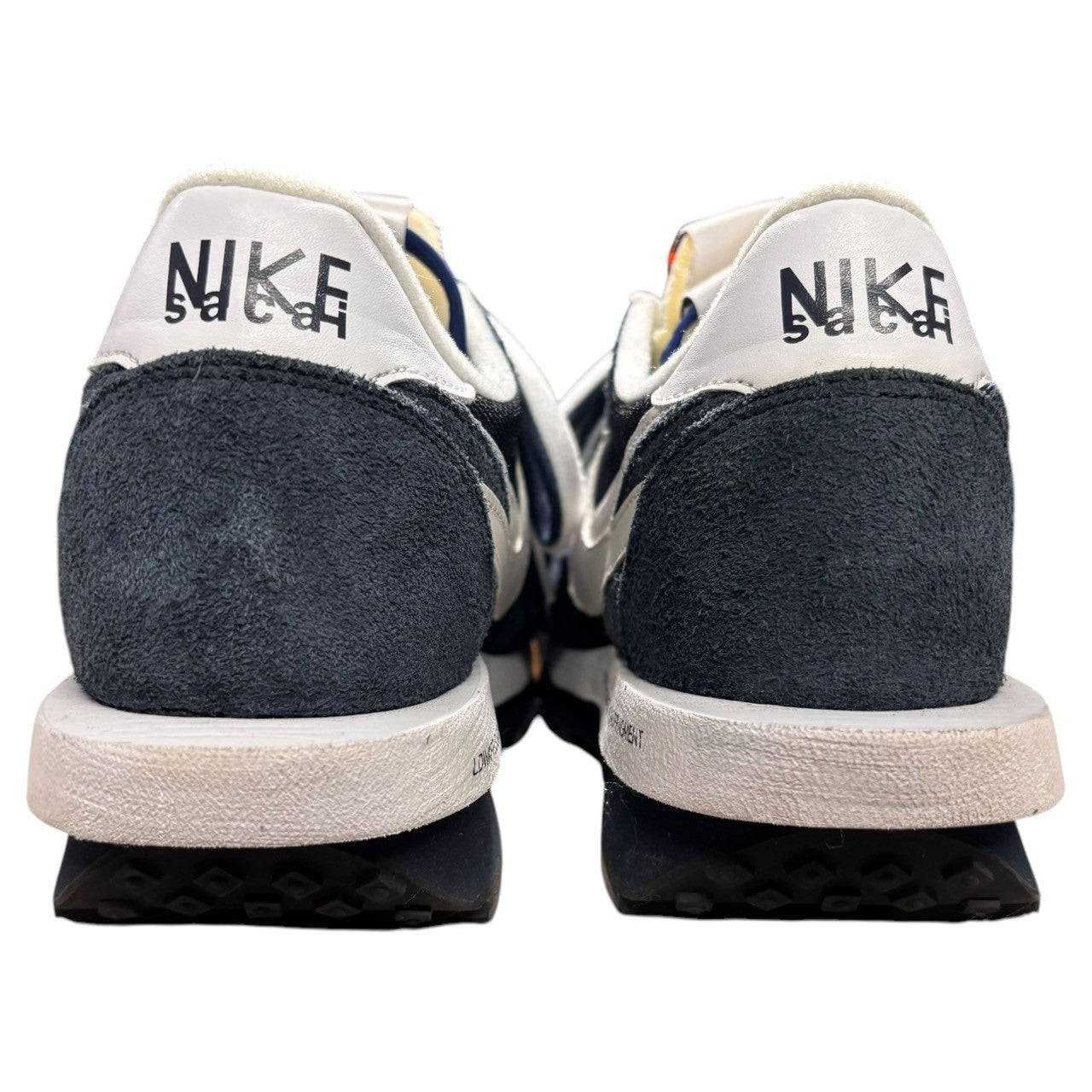 NIKE×sacai×FRAGMENT DESIGN(ナイキ×サカイ×フラグメントデザイン) LD Waffle "Blackended Blue" ワッフル ローカット スニーカー DH2684-400 28cm ネイビー×ホワイト