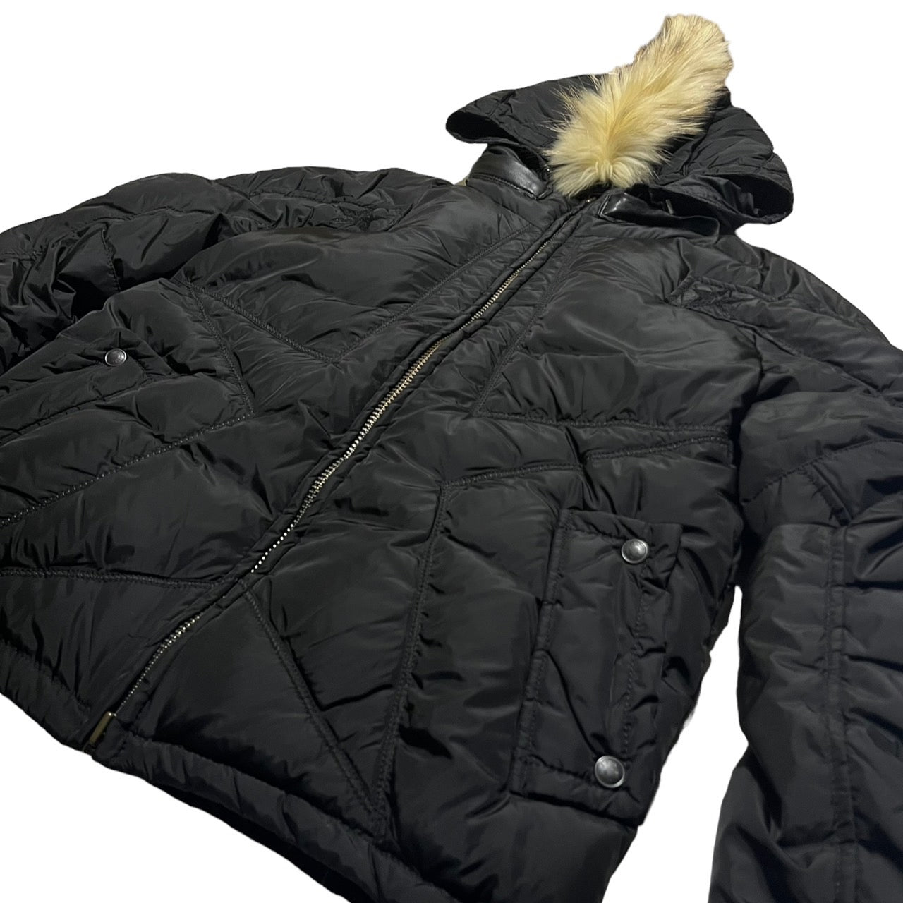 MARITHE FRANCOIS GIRBAUD(マリテフランソワジルボー) mohawk down jacket/モヒカンダウンジャケット