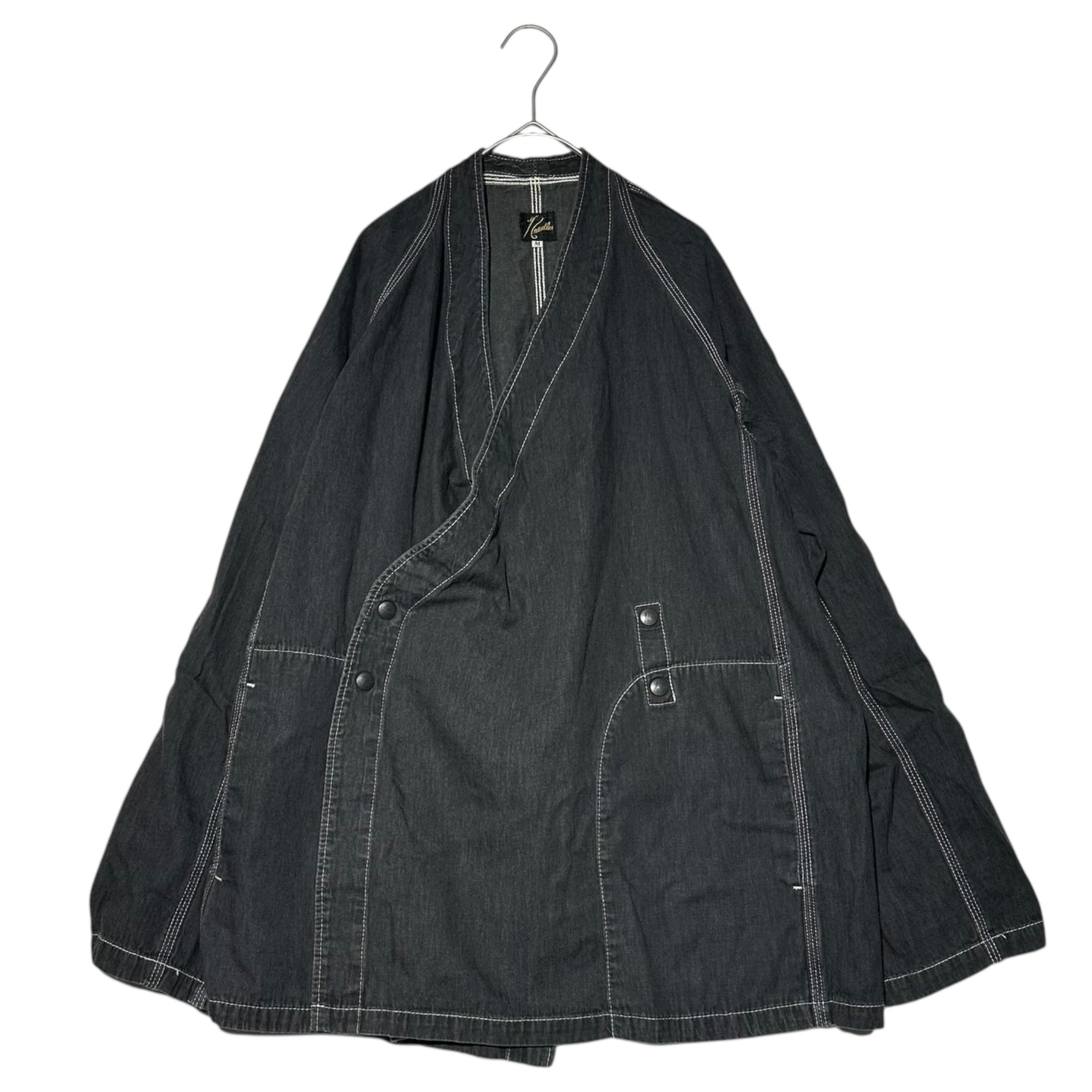 NEEDLES(ニードルズ) Workwear Denim Kimono Jacket 作務衣 デニム 着物 ジャケット CH104 M ブラック