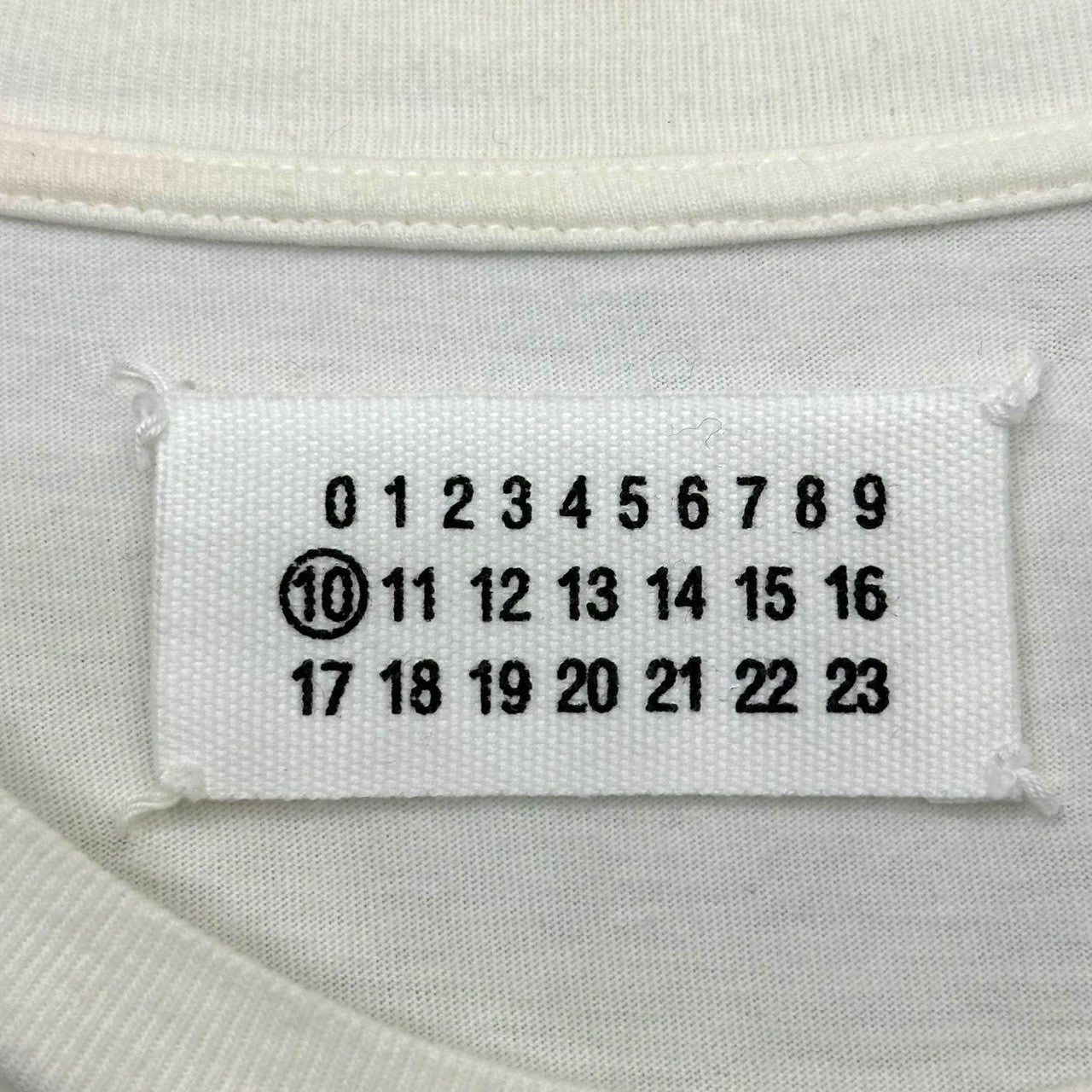 Maison Martin Margiela(メゾン マルタンマルジェラ) 08SS Crew Neck S/S T-Shirt クルーネック 半袖 Tシャツ 30 GC133 46(S程度) ホワイト 本人期 アーカイブ 無地