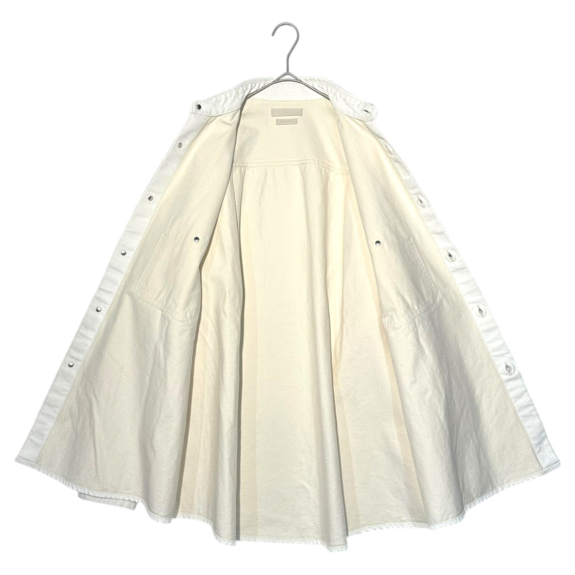 YOKE(ヨーク) 24SS Denim Shirt Jacket デニム シャツ ジャケット YK24SS0643SH 3(L程度) アイボリー