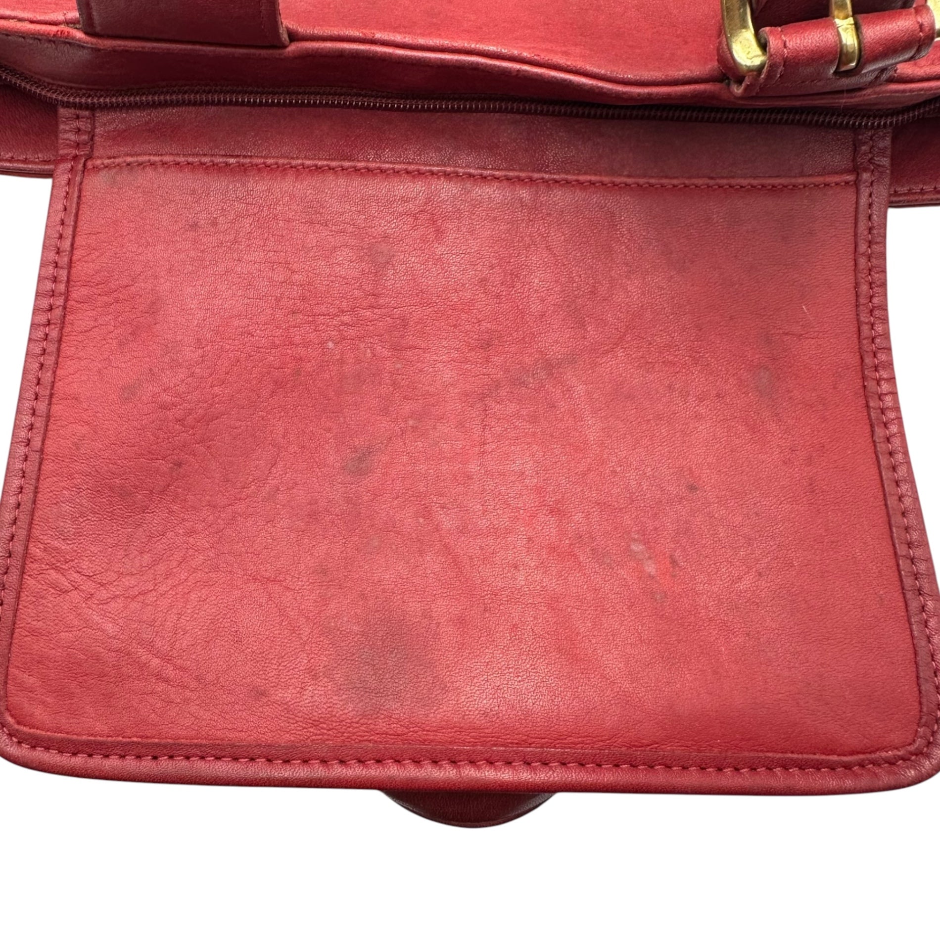 COACH(コーチ) Leather Mini Tote Bag レザー ミニ トート バッグ 4133 レッド ハンド OLD オールド