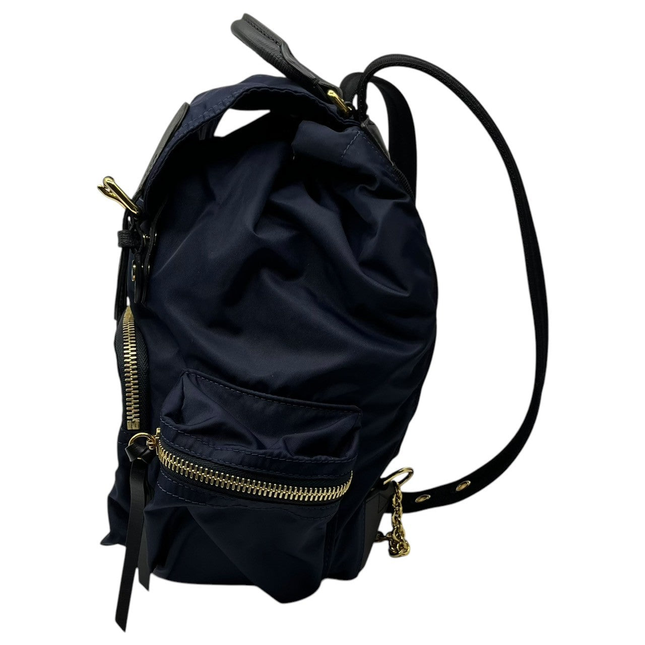 BURBERRY(バーバリー) Logo nylon daypack ロゴ ナイロン デイパック 4016624 ネイビー リュック サック バックパック