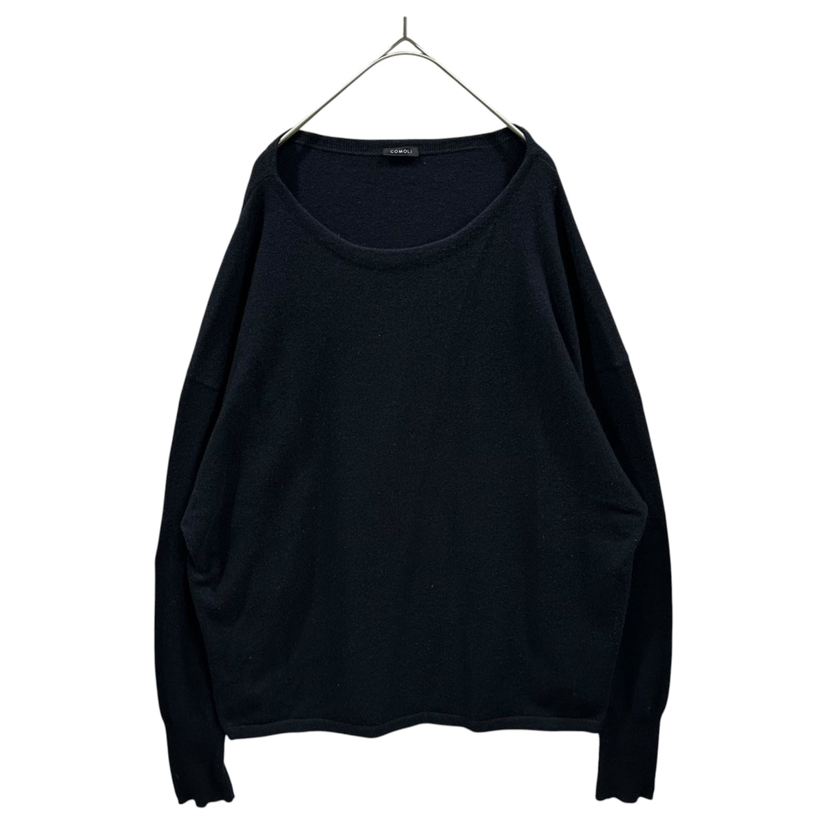 COMOLI(コモリ) 2022AW Cashmere Knit Sweater カシミヤ ニット セーター W03-06007 FREE ネイビー