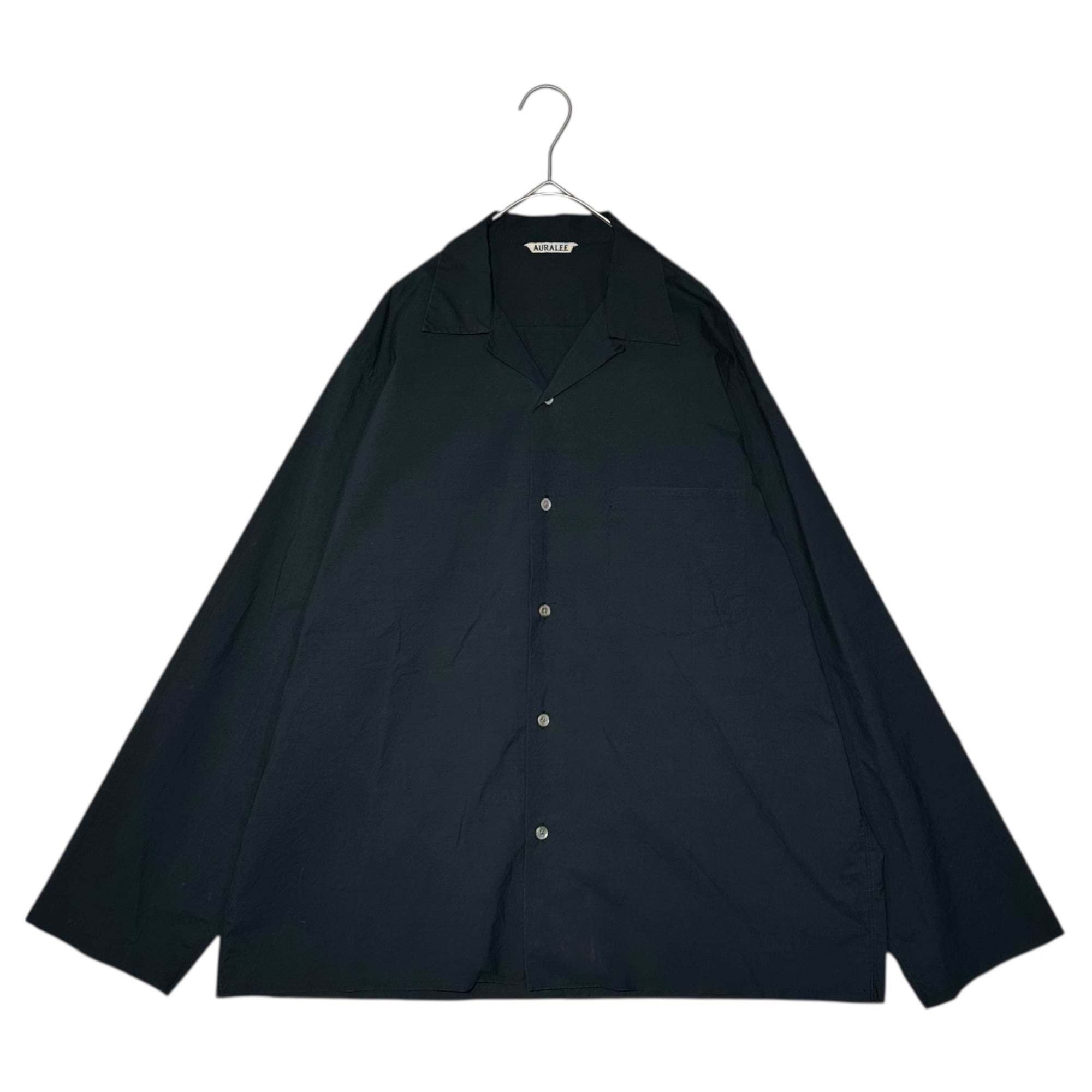 AURALEE(オーラリー) 16SS selvedge weather cloth open collared