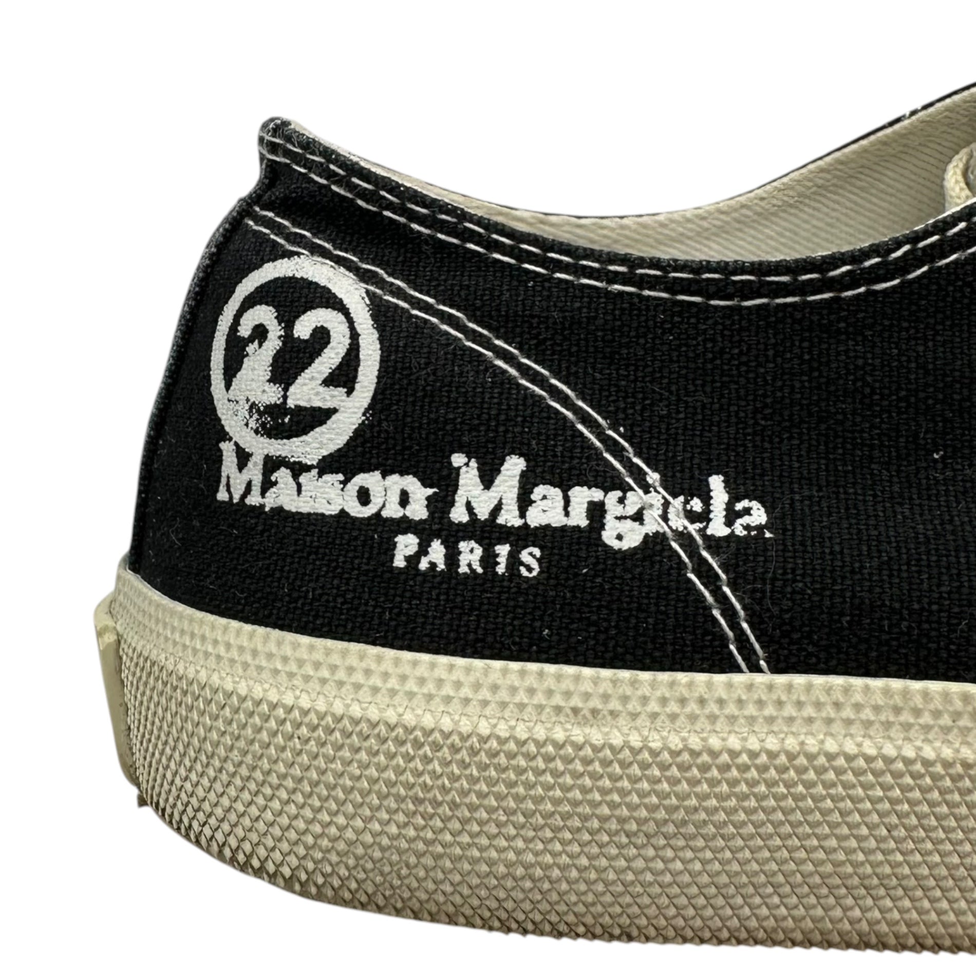 MAISON MARGIELA(メゾンマルジェラ) TABI CANVAS SNEAKER 足袋 キャンバス スニーカー 40(25cm~25.5cm程度) ブラック タビ