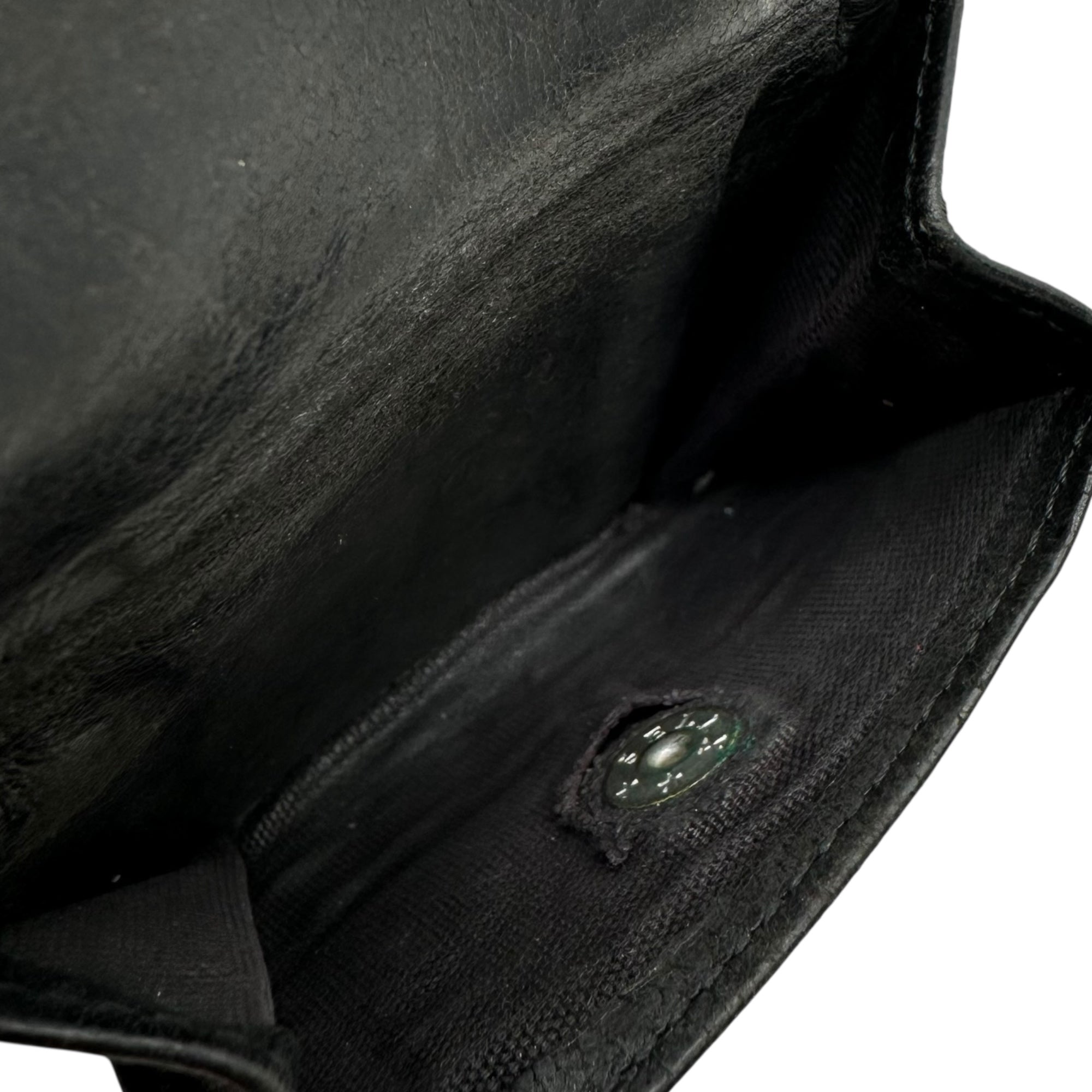 beautiful people(ビューティフルピープル) Rider's Wallet ライダース ウォレット レザー 財布 ブラック 3つ折り財布
