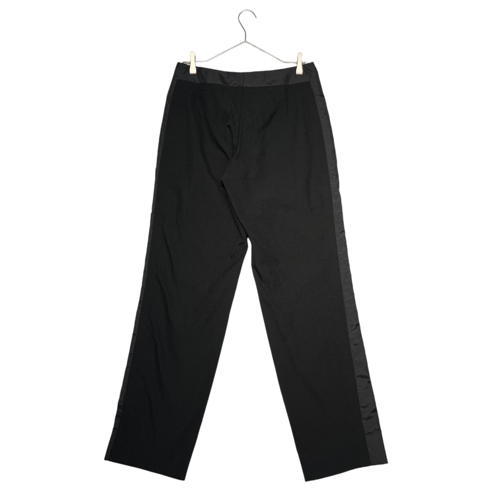 DIRK BIKKEMBERGS(ダークビッケンバーグ) 00's West side switching slacks ウエスト サイド 切替 スラックス 00年代 アーカイヴ 48(M) ブラック