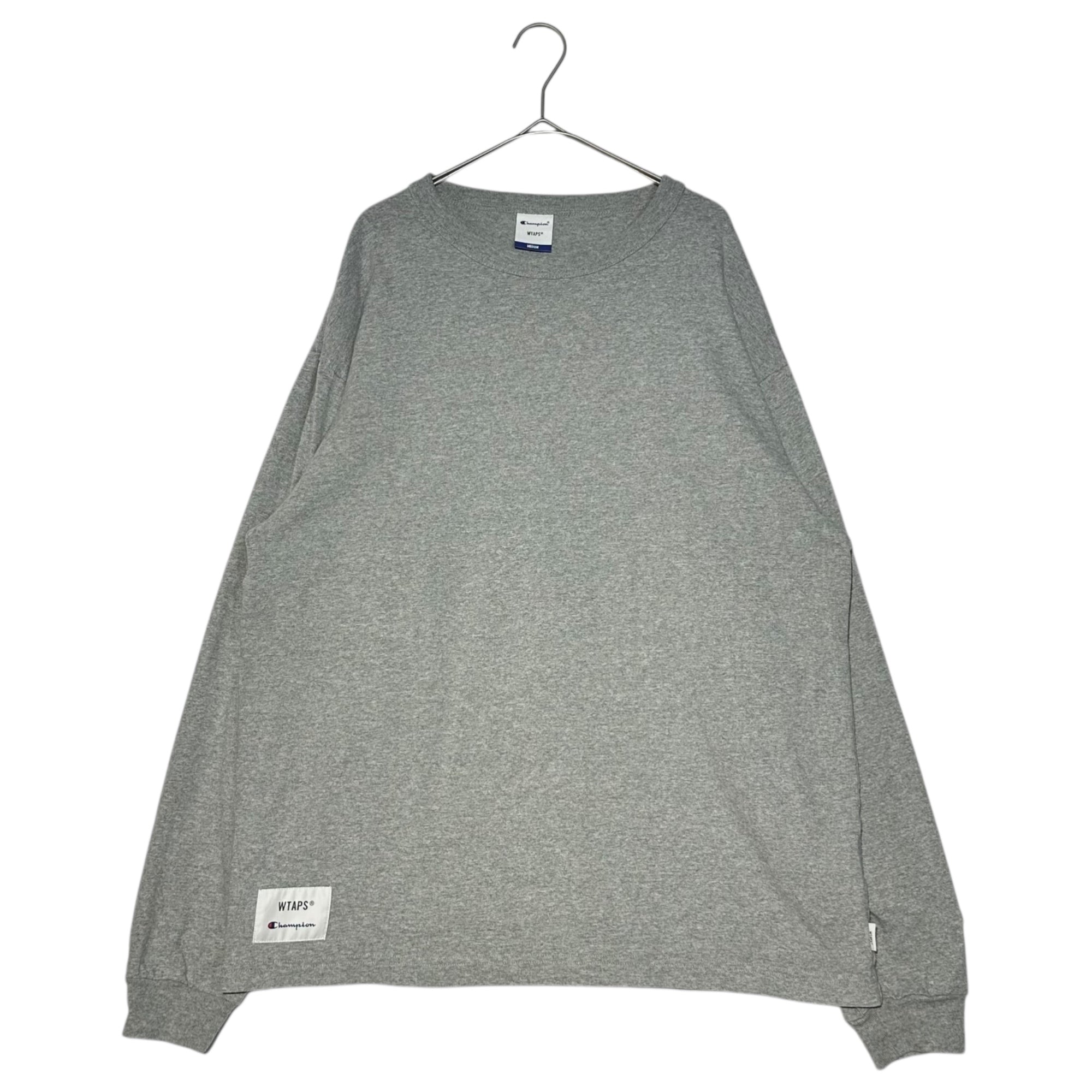 WTAPS × Champion(ダブルタップス × チャンピオン) 21SS Champion Collaboration Long-Sleeve T-Shirt チャンピオン コラボ 長袖 Tシャツ C8-T410 M グレー