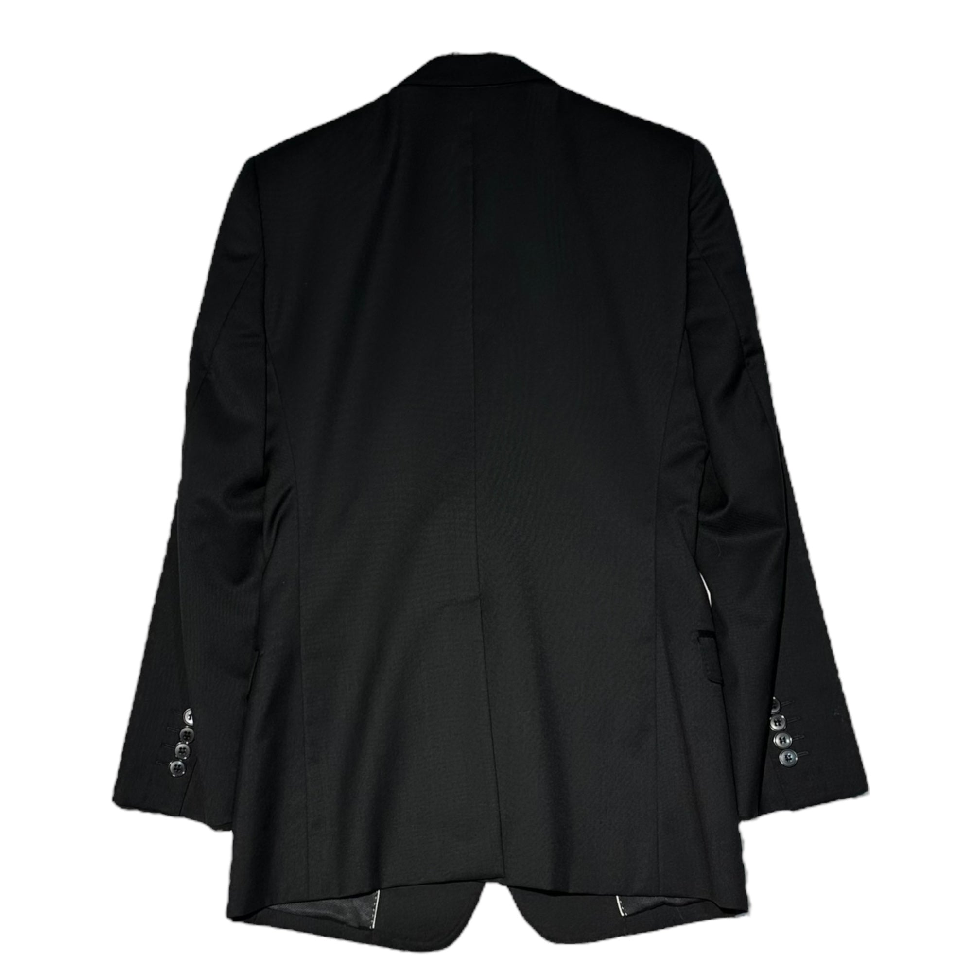 DOLCE&GABBANA(ドルチェ&ガッバーナドルガバ) Nanola Wool Set-Up Jacket ナノーラペル ウール セットアップ ジャケット 44(XS程度) ブラック