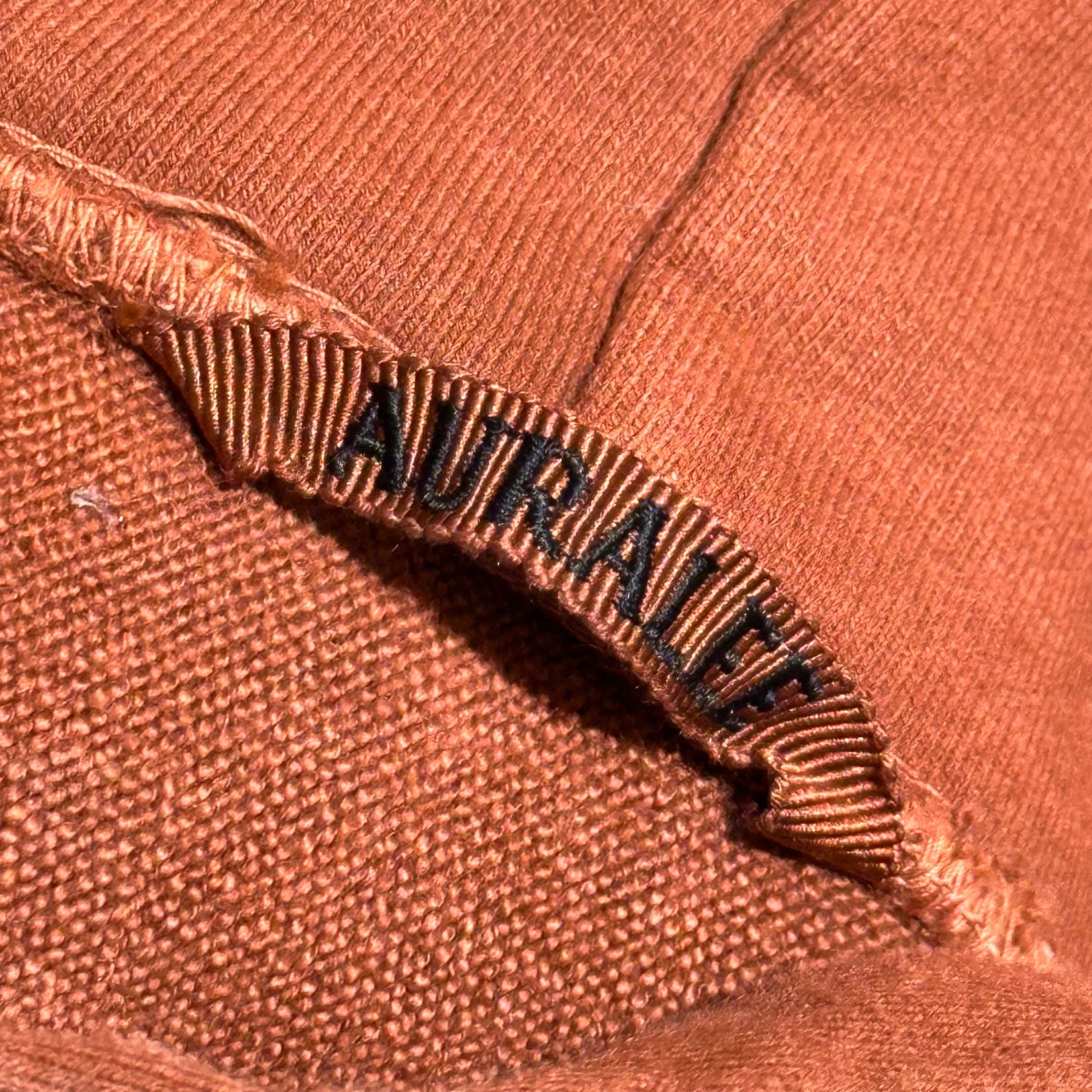 AURALEE(オーラリー) SUPER MILED SWEAT P/O PARKA スウェット パーカー フーディ 後染め A8AP025M 4(M程度) ブラウン