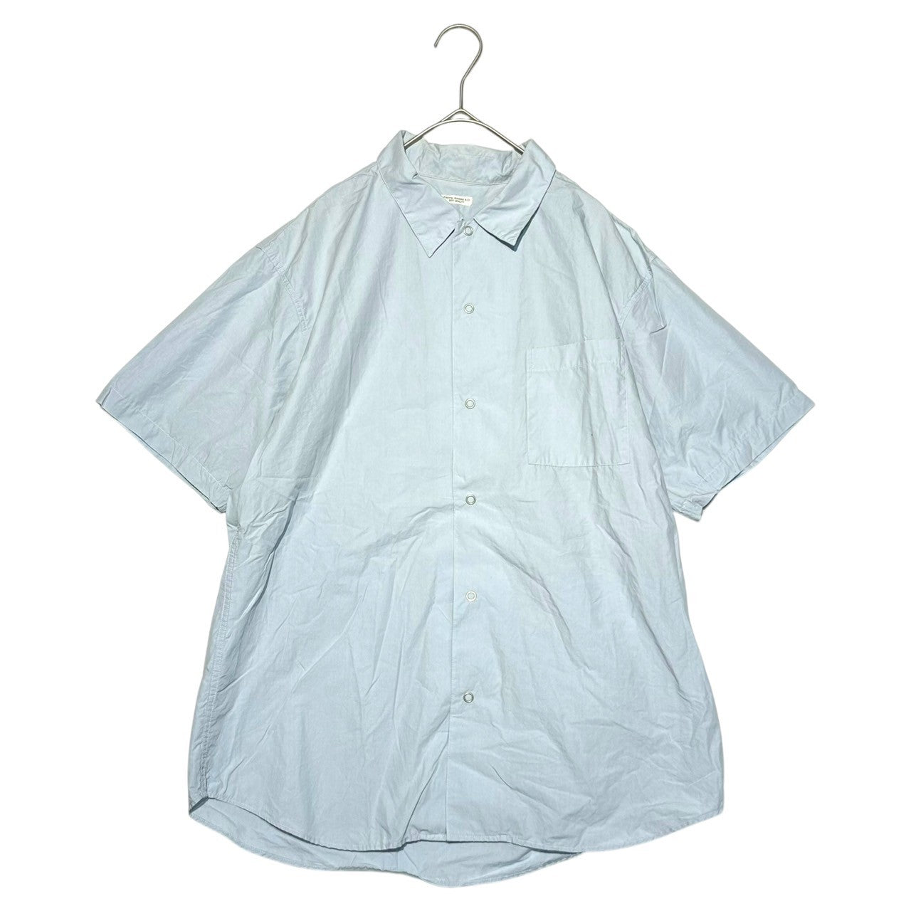 PHIGVEL(フィグベル) Snap button S/S shirt スナップ ボタン 半袖 シャツ PMAH-SS04 2(M程度) ブルー