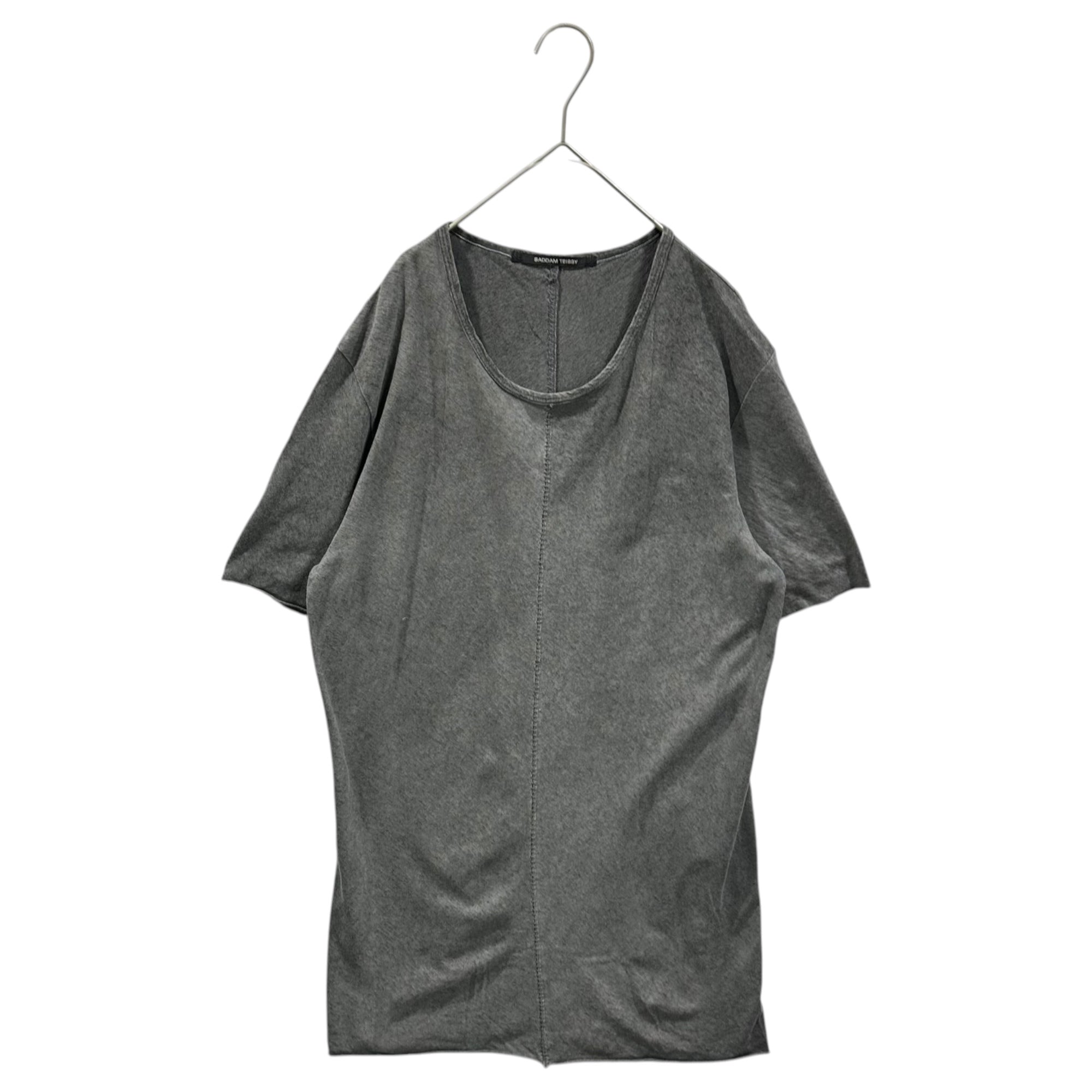 SADDAM TEISSY(サダムテイシー) High Twist Cotton Cold Dye Cut Off Half Sleeve T-Shirt ハイツイスト コットン コールド ダイ カットオフ Tシャツ ST101-0068S 3(L程度) グレー