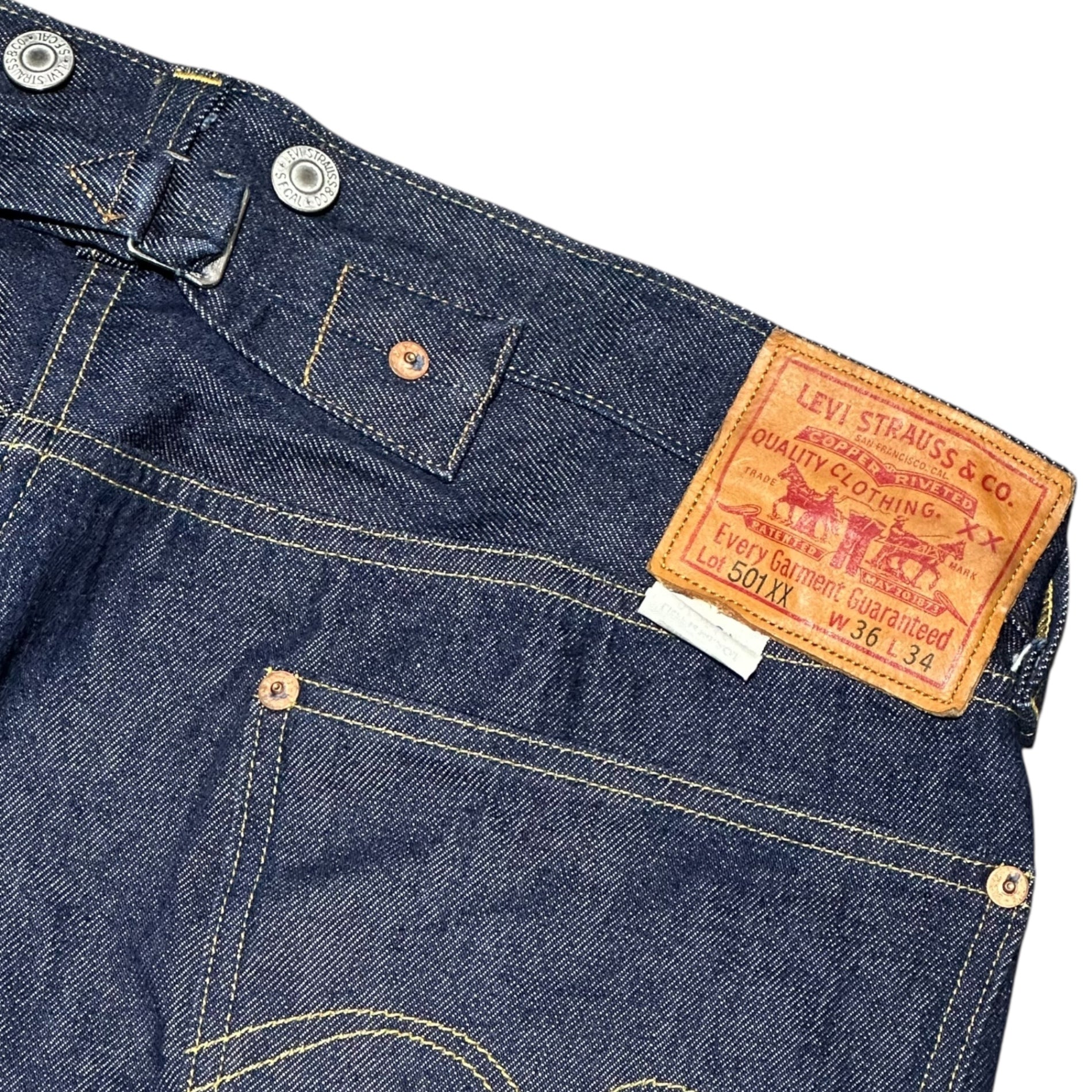LEVI'S VINTAGE CLOTHING(リーバイスビンテージクロージング) 1933 Reissue Model Denim Pants 1933復刻モデル デニムパンツ  PC9-33501-0049 W36 インディゴ