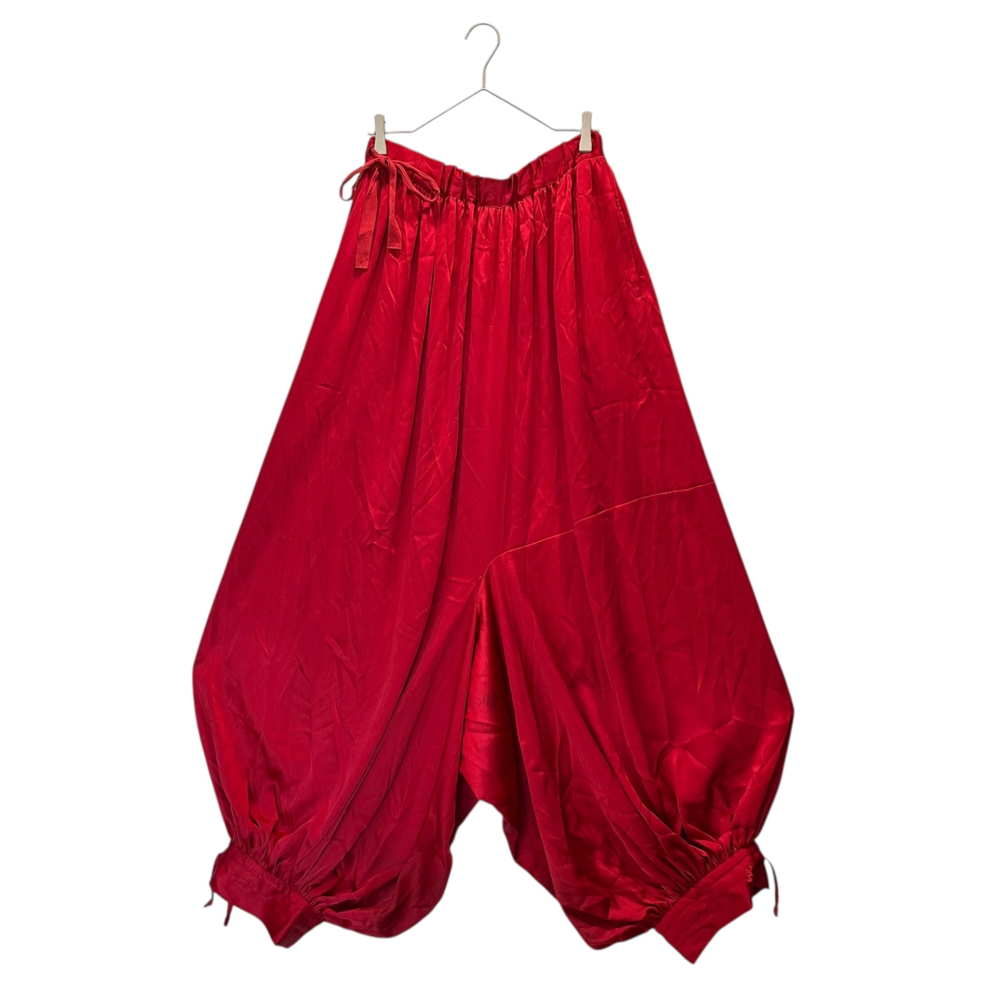 Y-3(ワイスリー) 18SS Collection Poly Balloon Pants コレクション ポリ バルーン パンツ 1E1001 XS レッド コレクションランウェイ 着用品
