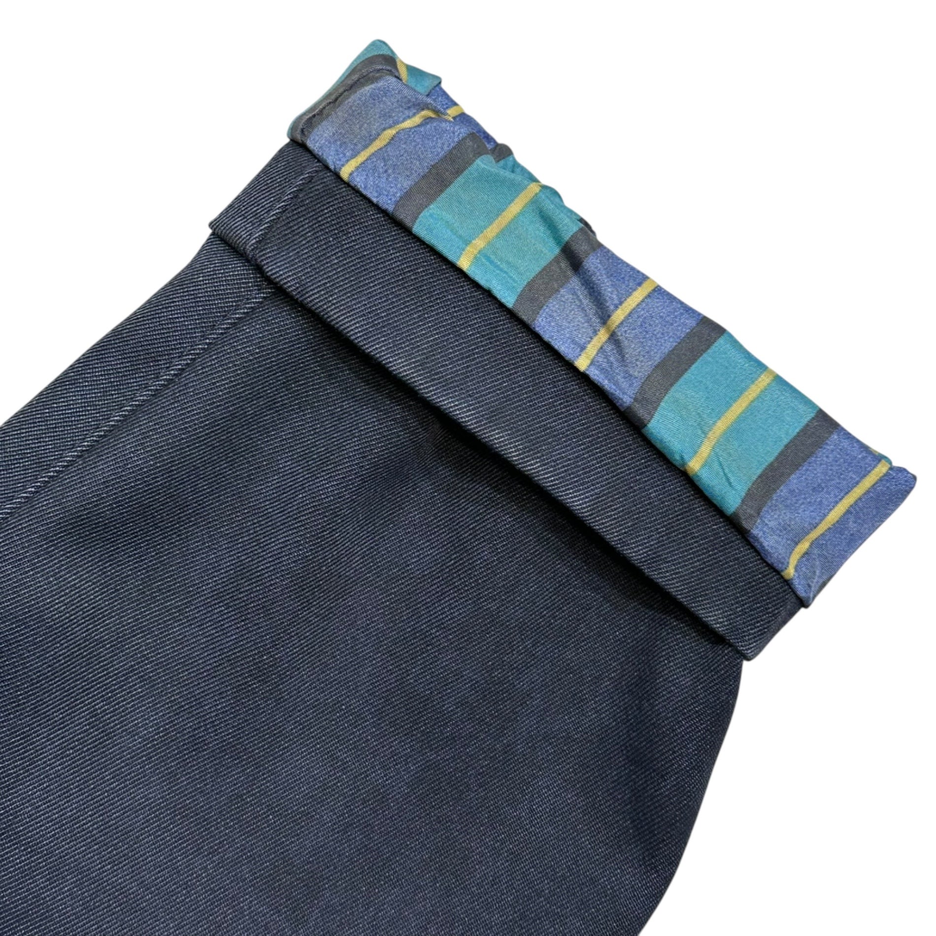 CLOSED(クローズド) 1980's ITALY MADE Shadow Block Check Blazer シャドー ブロック チェック テーラード ジャケット 32(L程度) ネイビー 80年代 MARITHE FRANCOIS GIRBAUD前身ブランド