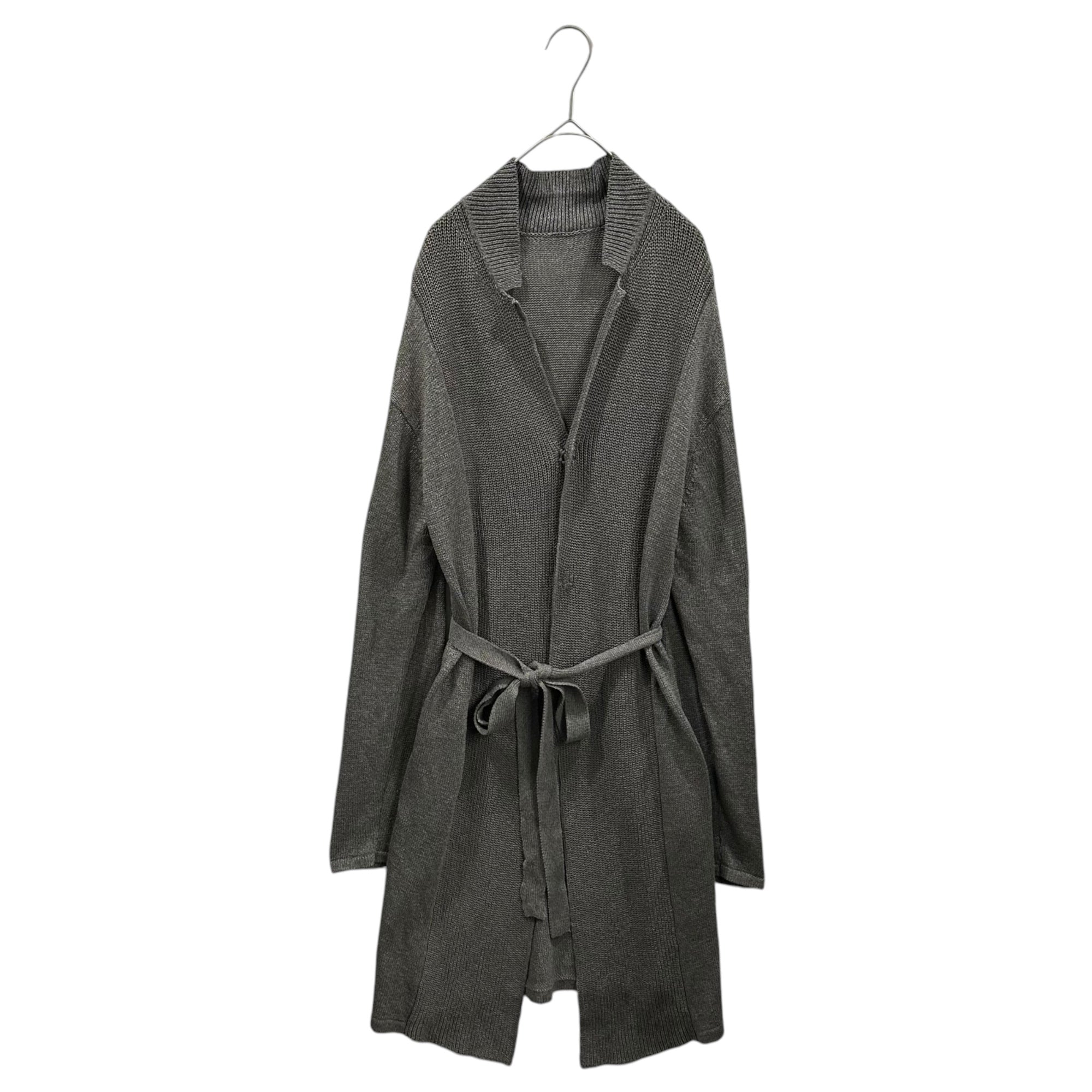 The Viridi-anne(ザヴィリディアン) 2017SS Co/Pa/Ra Long Cardigan コットン ペーパー レーヨン ロング カーディガン VI-2686-07 1 グレー ニット