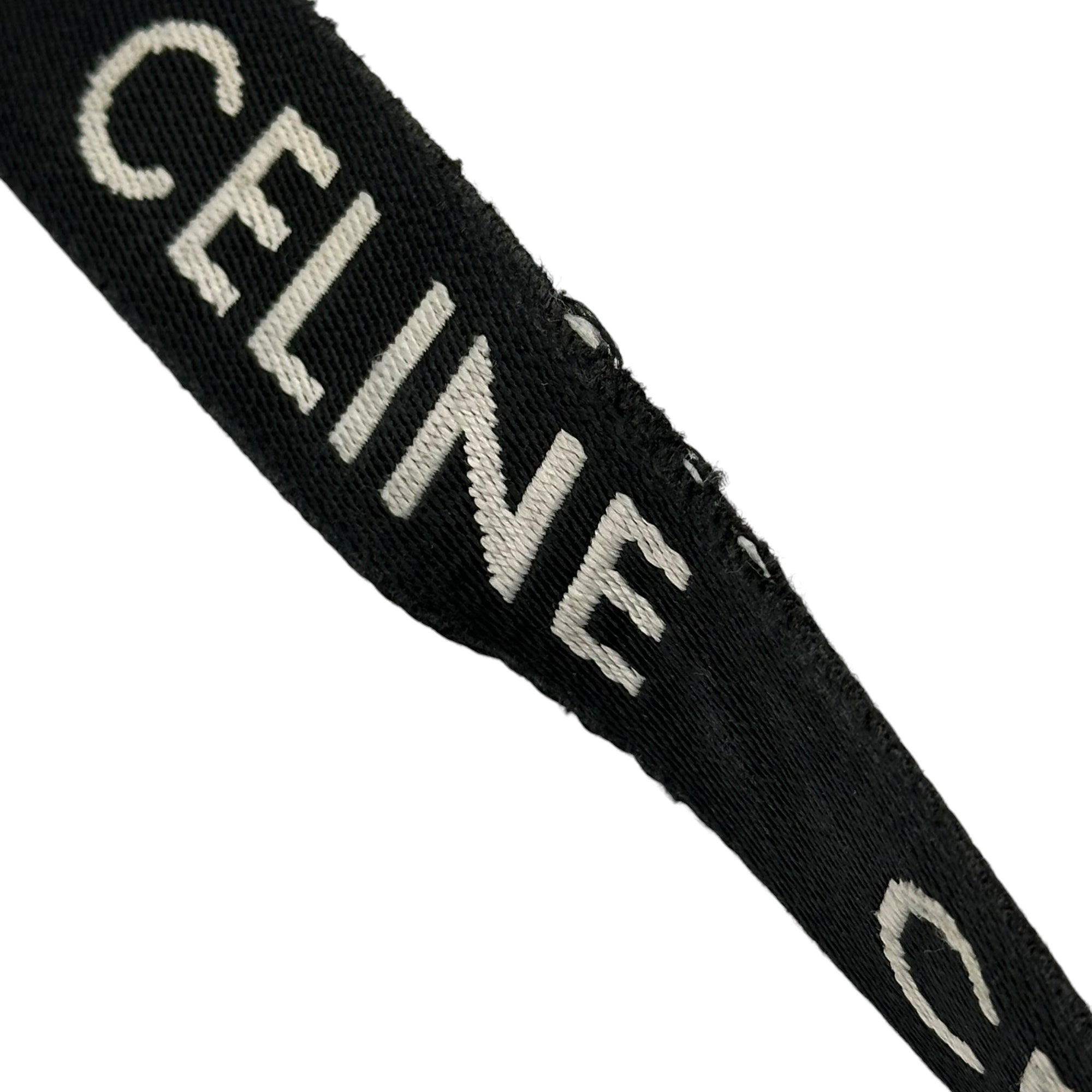 CELINE(セリーヌ) By Hedi Slimane Jacquard Logo Ring Belt エディ期 ジャガード ロゴ リング ベルト 箱付 ブラック