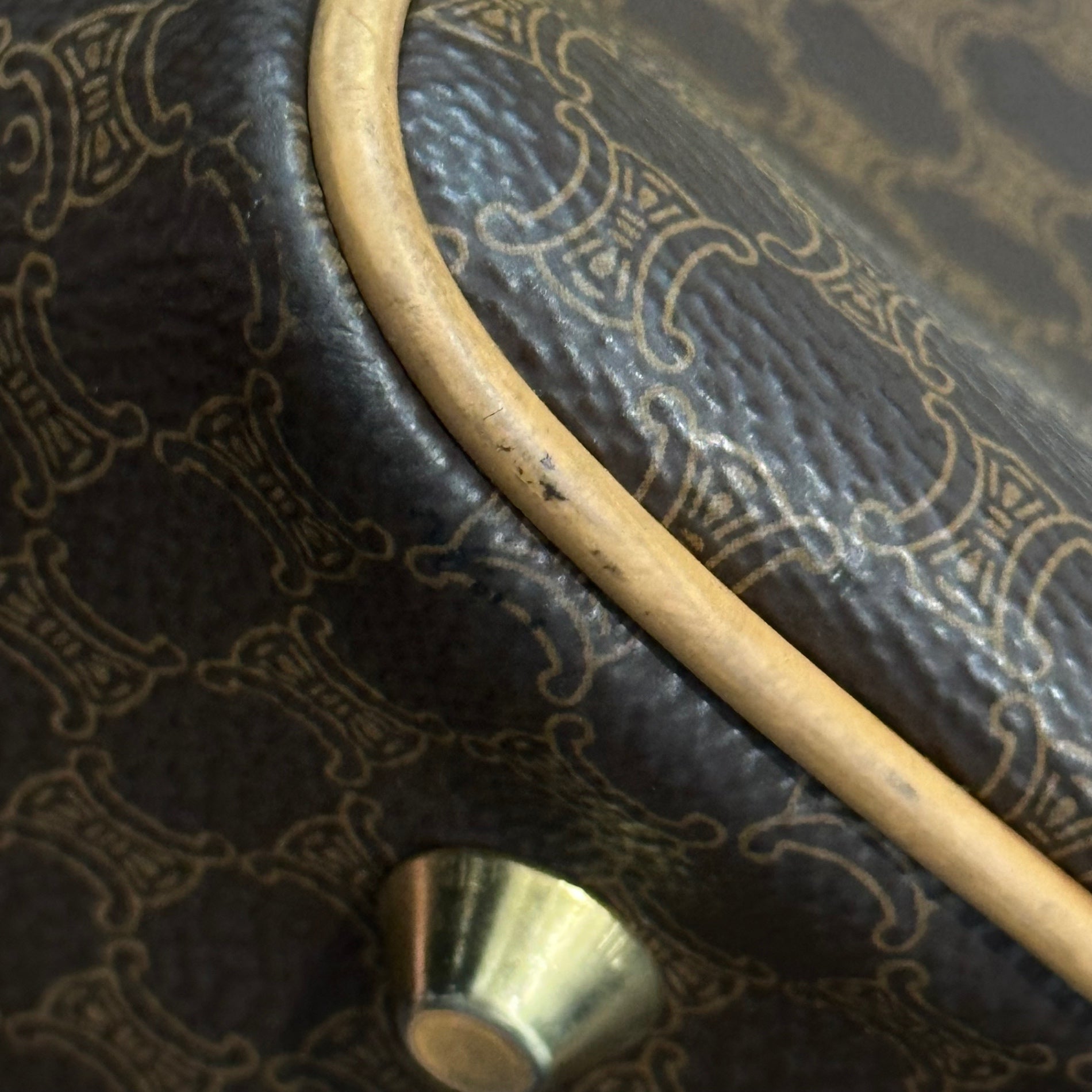 CELINE(セリーヌ) Macadam Pattern Mini Boston Bag マカダム柄 ミニ ボストン バッグ M13 ベージュ ヴィンテージ OLD