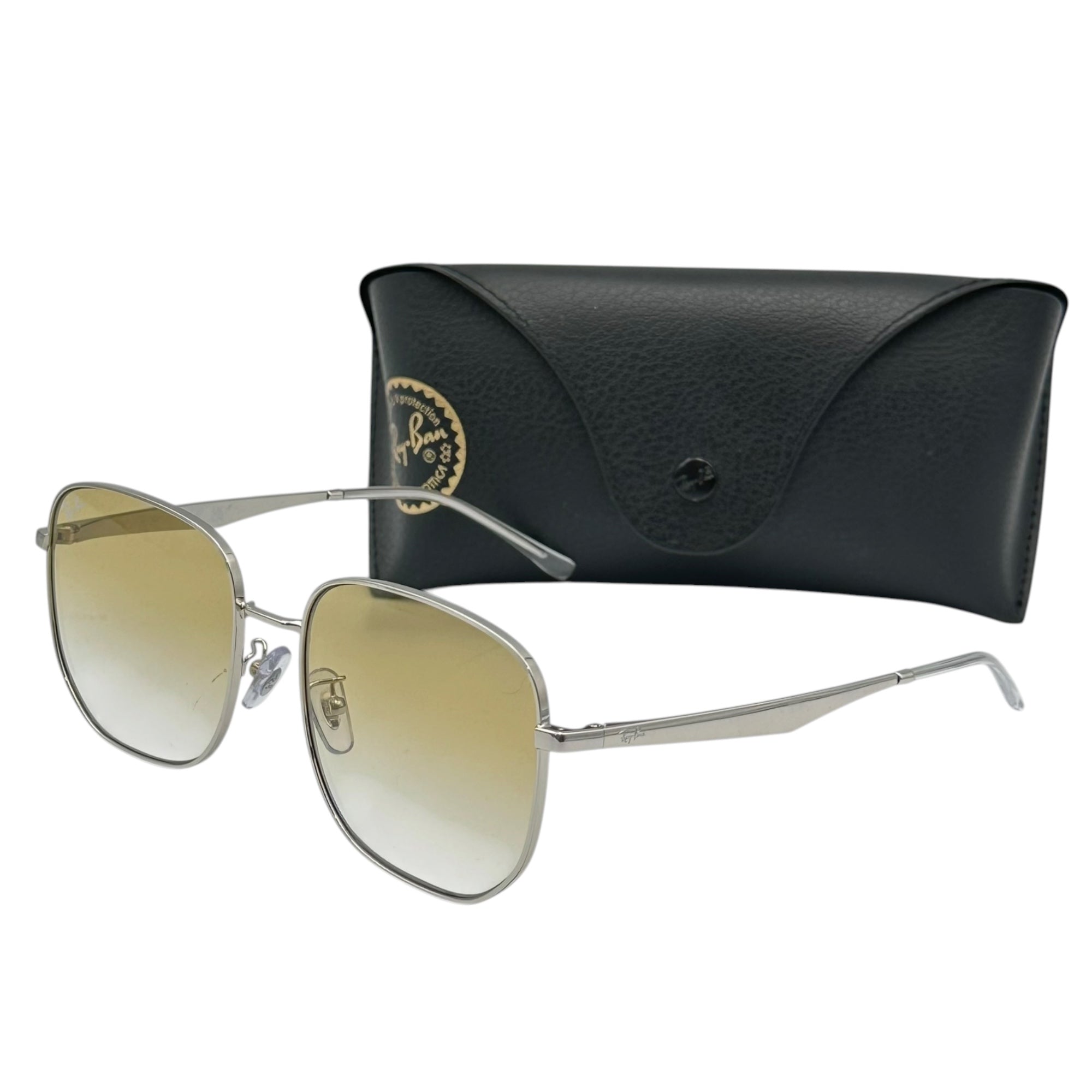 Ray-Ban(レイバン) Metal-Frame Sunglasses メタル フレーム サングラス RB3713D シルバー×イエロー