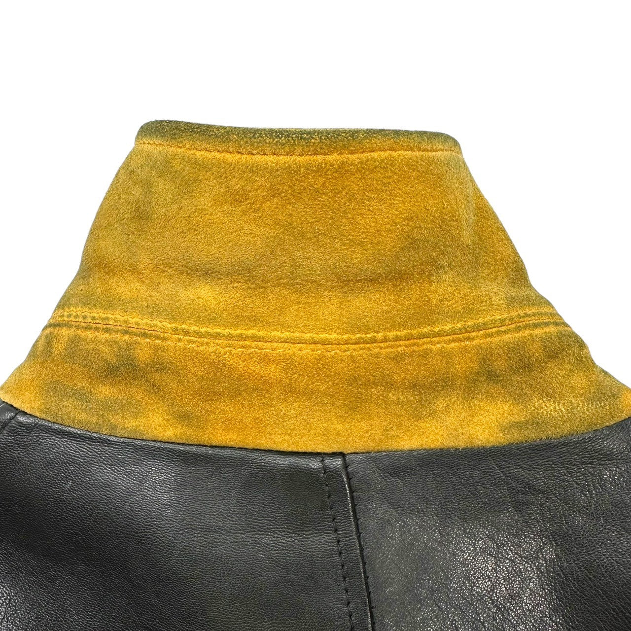 glamb(グラム) Switching Single Leather Riders Jacket 切替 シングル レザー ライダース ジャケット 2(M程度) ブラック×ベージュ×ブラウン