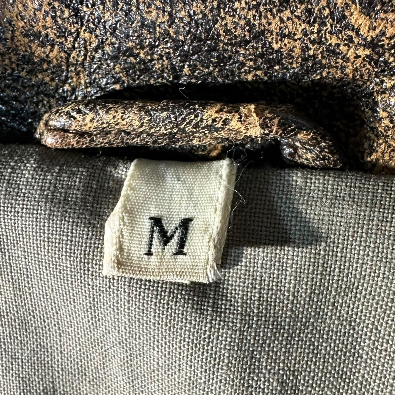 YOHJI YAMAMOTO(ヨウジヤマモト) 80's Inside brand logo lambskin single leather jacket short length 80年代 内側 ブランド ロゴ ラムスキン シングル レザー ジャケット 短丈 M ブラウン