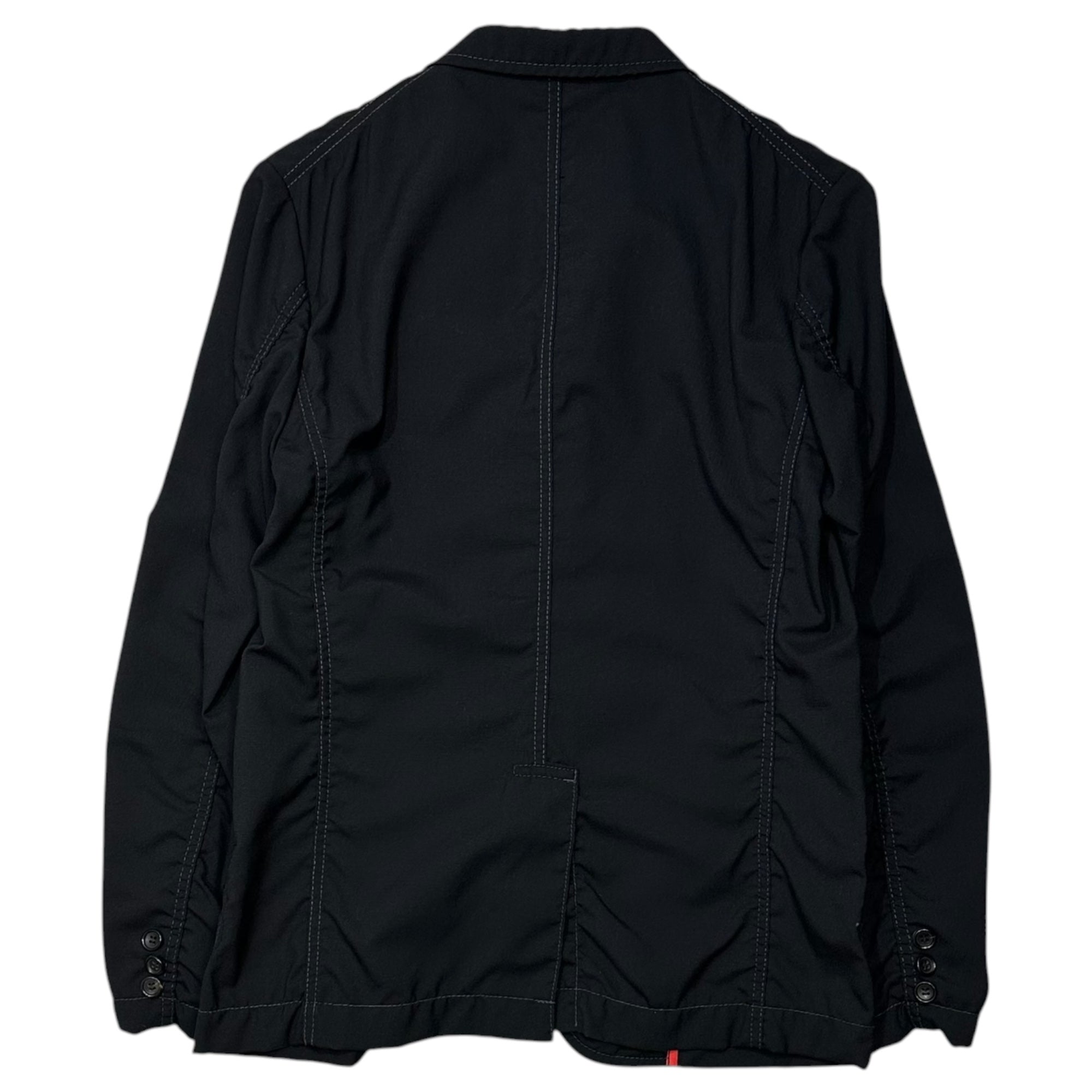COMME des GARCONS HOMME(コムデギャルソンオム) 2013SS Paisley-Lined 3-Button Casual Jacket 裏地 ペイズリー 3ボタン カジュアル ジャケット HK-J012 XS ブラック AD2012