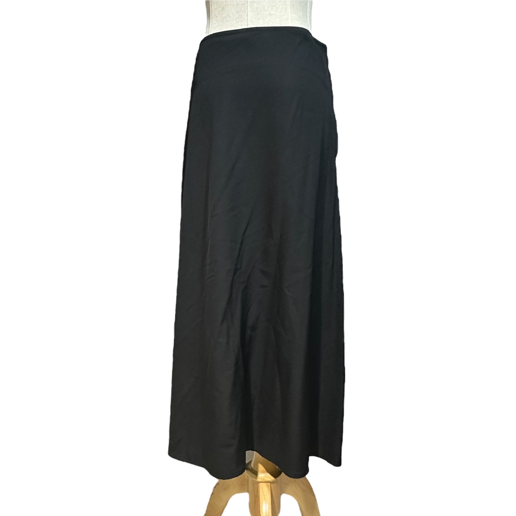 Y's(ワイズ) 11AW Wool Tucked Flare Skirt ウール タック フレア スカート YP-S28-111 2(S程度) ブラック