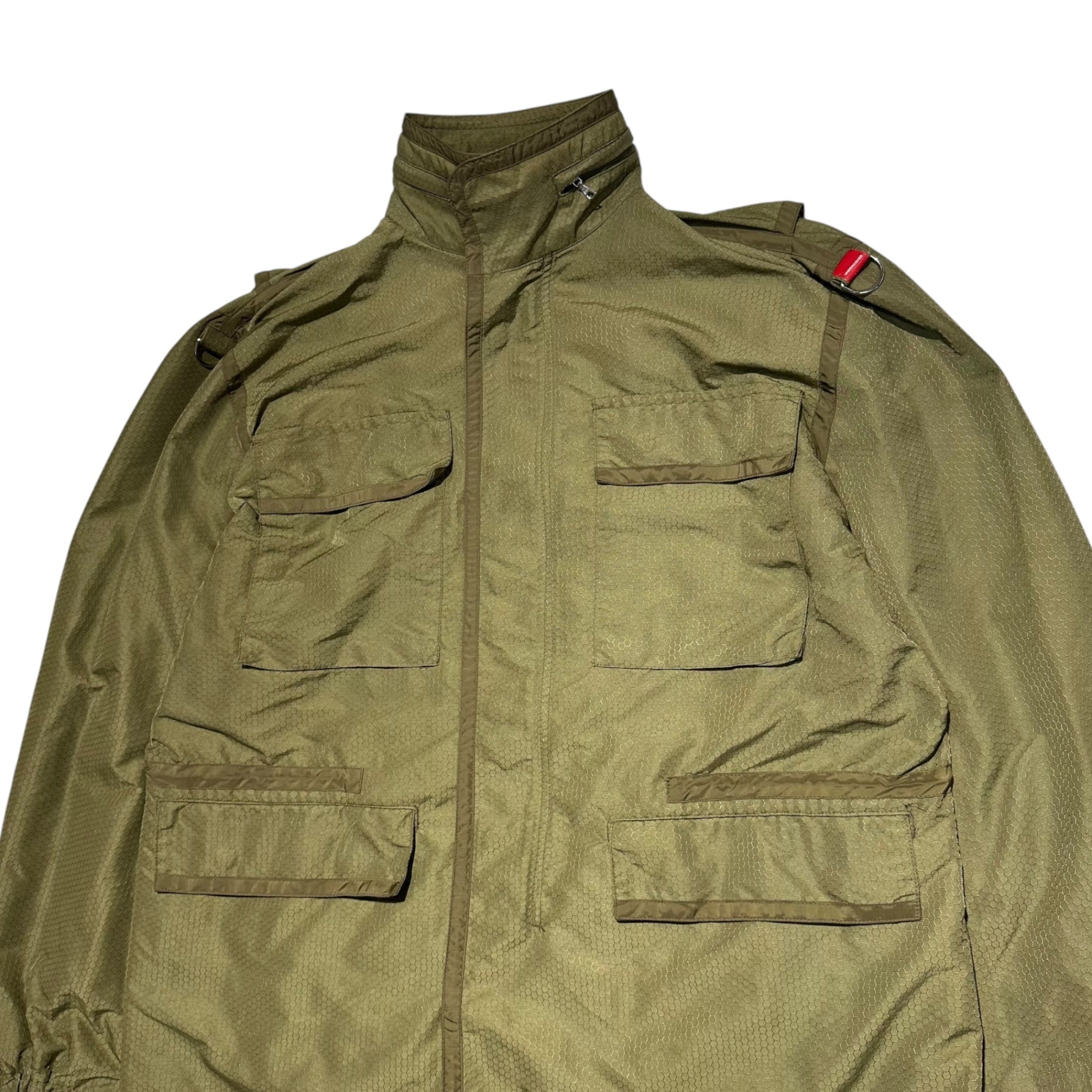UNDERCOVER(アンダーカバー) 00AW “MELTING POT” gfy Military Nylon Jacket メルティングポット期 ミリタリー ナイロン ジャケット D203 M オリーブ アーカイブ 00s