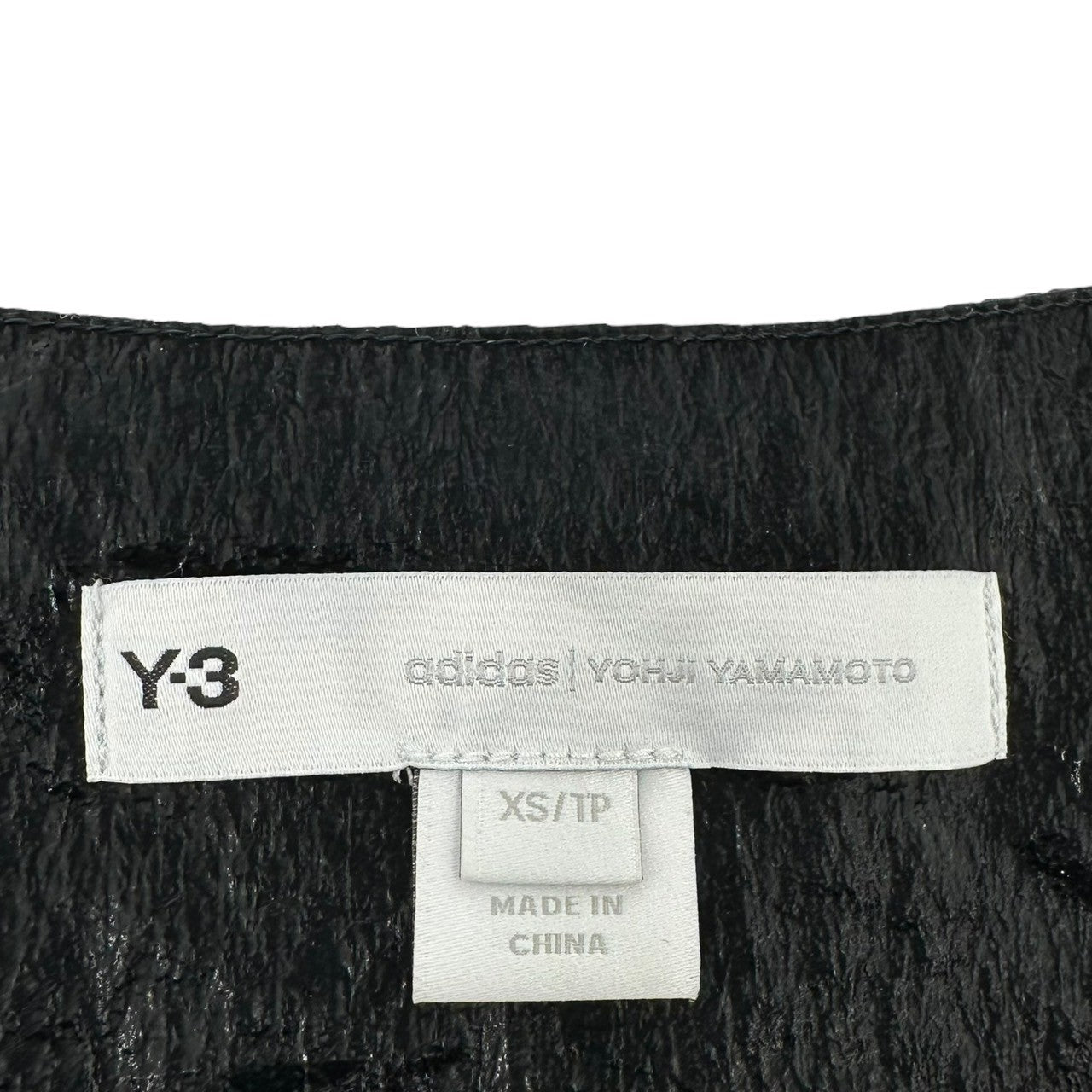 Y-3(ワイスリー) BRACE METALLIC FOIL SS TEE ブレース メタリックフォイル 半袖 Tシャツ H45398 XS ブラック