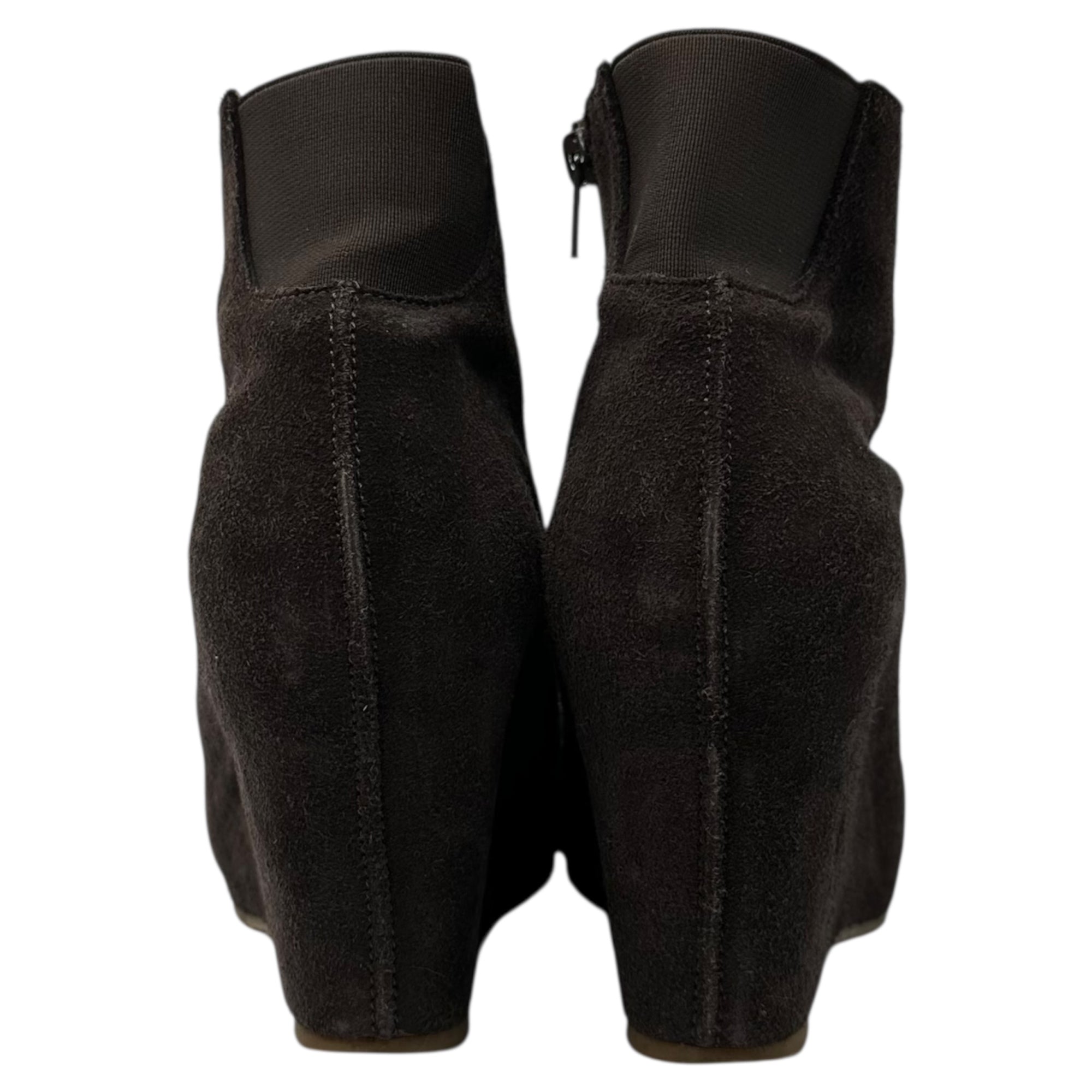 MM6 Maison Margiela(エムエムシックス) Wedge Sole Heel Suede Bootie ウェッジ ソール ヒール スウェード ブーティ 38(24cm程度) ブラウン ブーツ