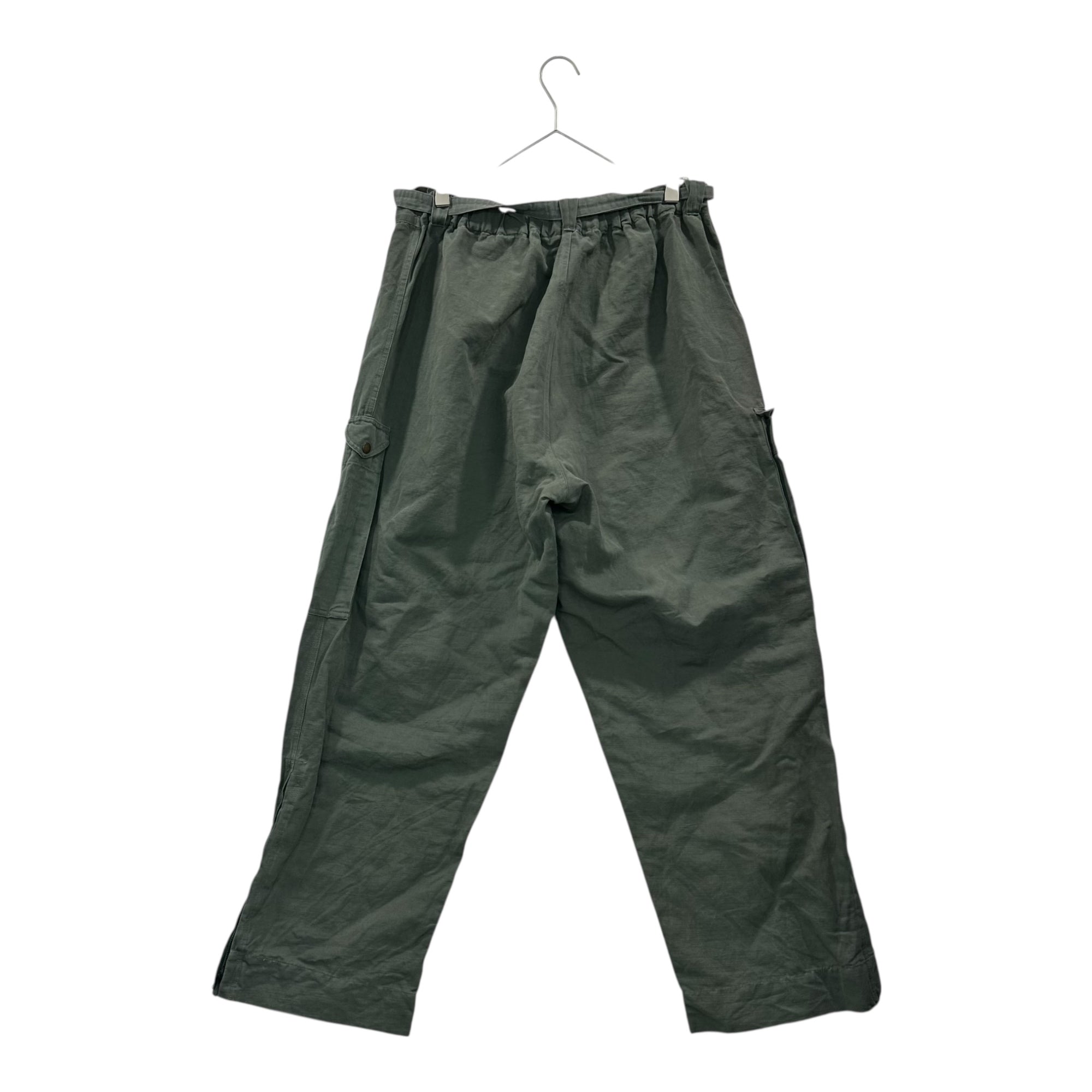Italian Military(イタリア軍) Air Force Belted Field Pants エアフォース ベルテッド フィールド パンツ 50 オリーブ ヴィンテージ AF ririジップ パラシュート