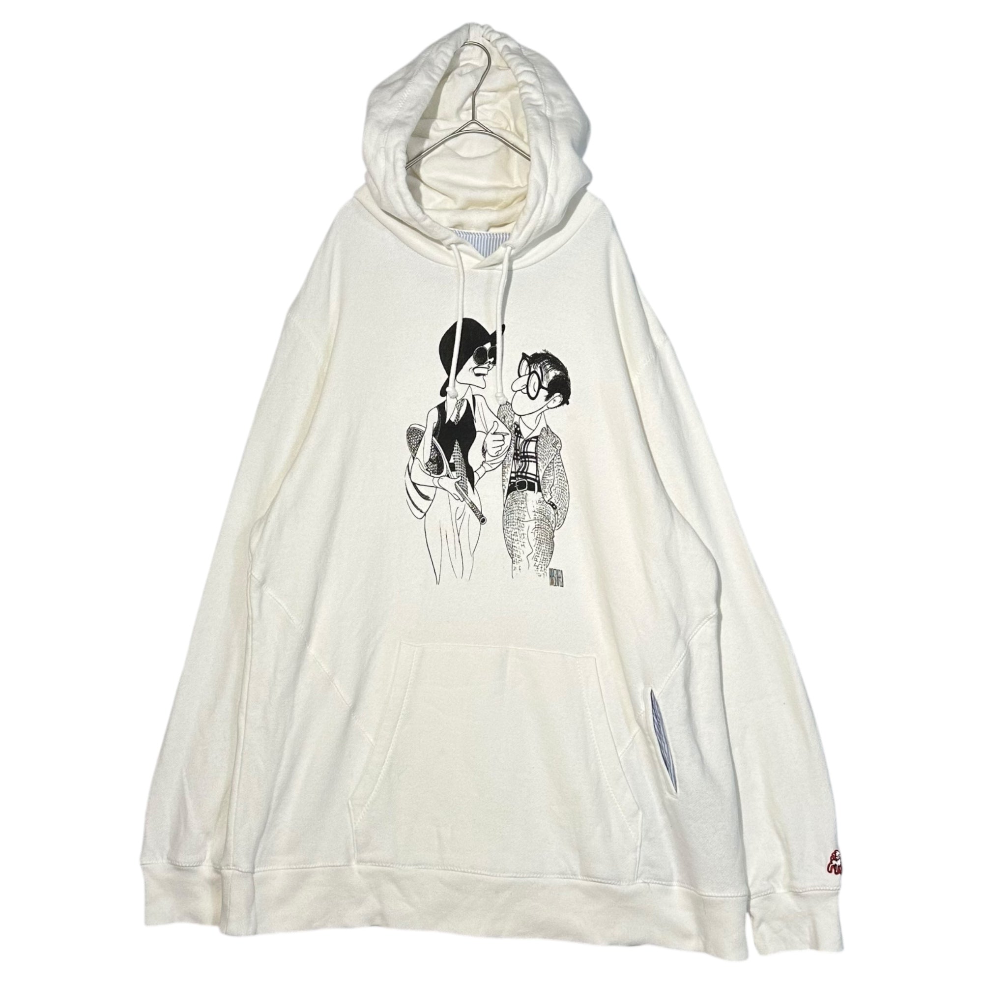 the Shepherd UNDERCOVER(ザシェパード アンダーカバー) 21SS Hirschfeld Pullover Hoodies プルオーバー パーカー  US1A4802 3 ホワイト
