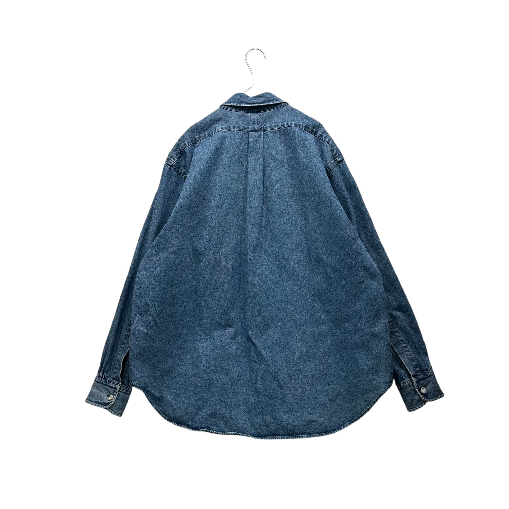 A.PRESSE(アプレッセ) 22AW BD Denim Shirt ボタンダウン デニム シャツ 22AAP-02-08H 1 ライトインディゴ