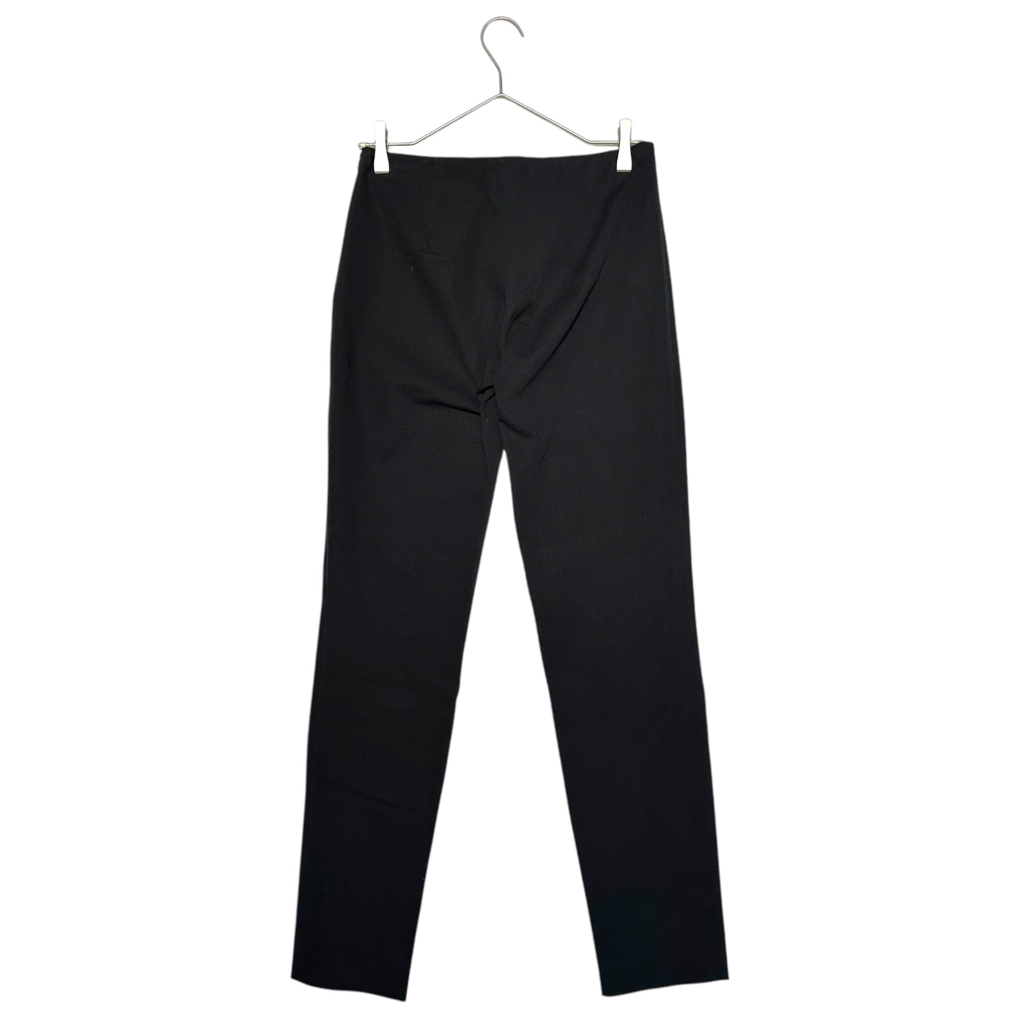 JIL SANDER(ジルサンダー) Cotton/poly straight slacks コットン・ポリ ストレート スラックス JDX200A JK033 34(XS程度) ブラック